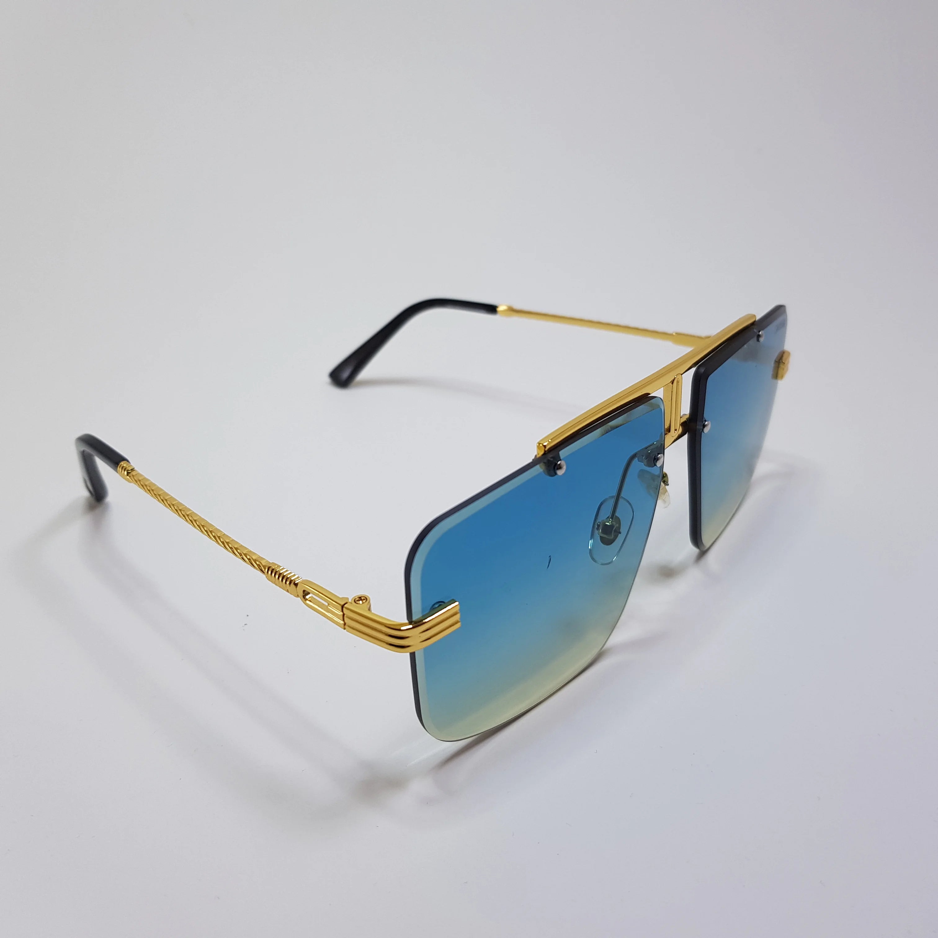 Carrera-Rimless-Double Bridge-Metal-Sunglasses-Unisex
