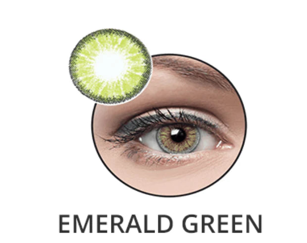 Optiano Colour Contact Lenses Emerald Green