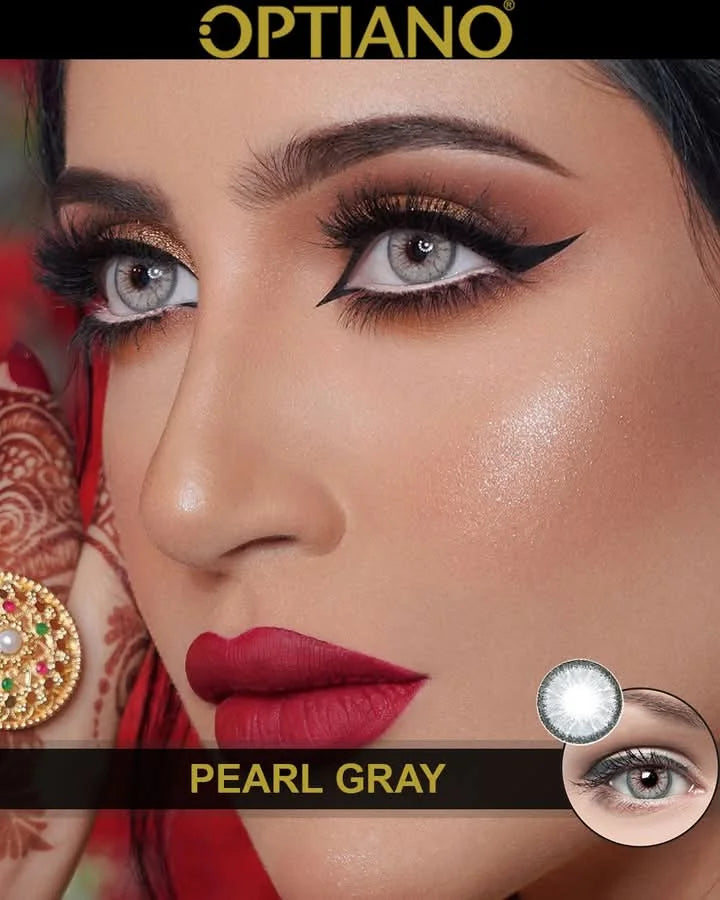 Optiano Colour Contact Lenses Pearl Gray