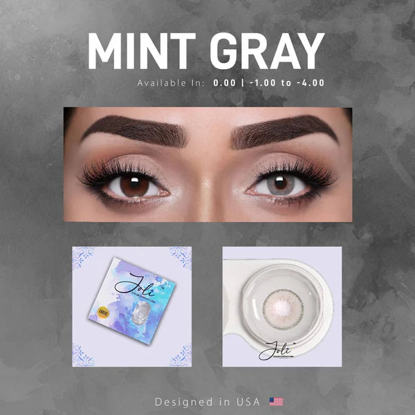 Joli Mint Gray Colored Contact Lenses