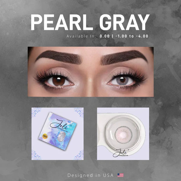 Joli Pearl Gray Colored Contact Lenses