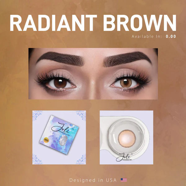 Joli Radiant Brown Colored Contact Lenses