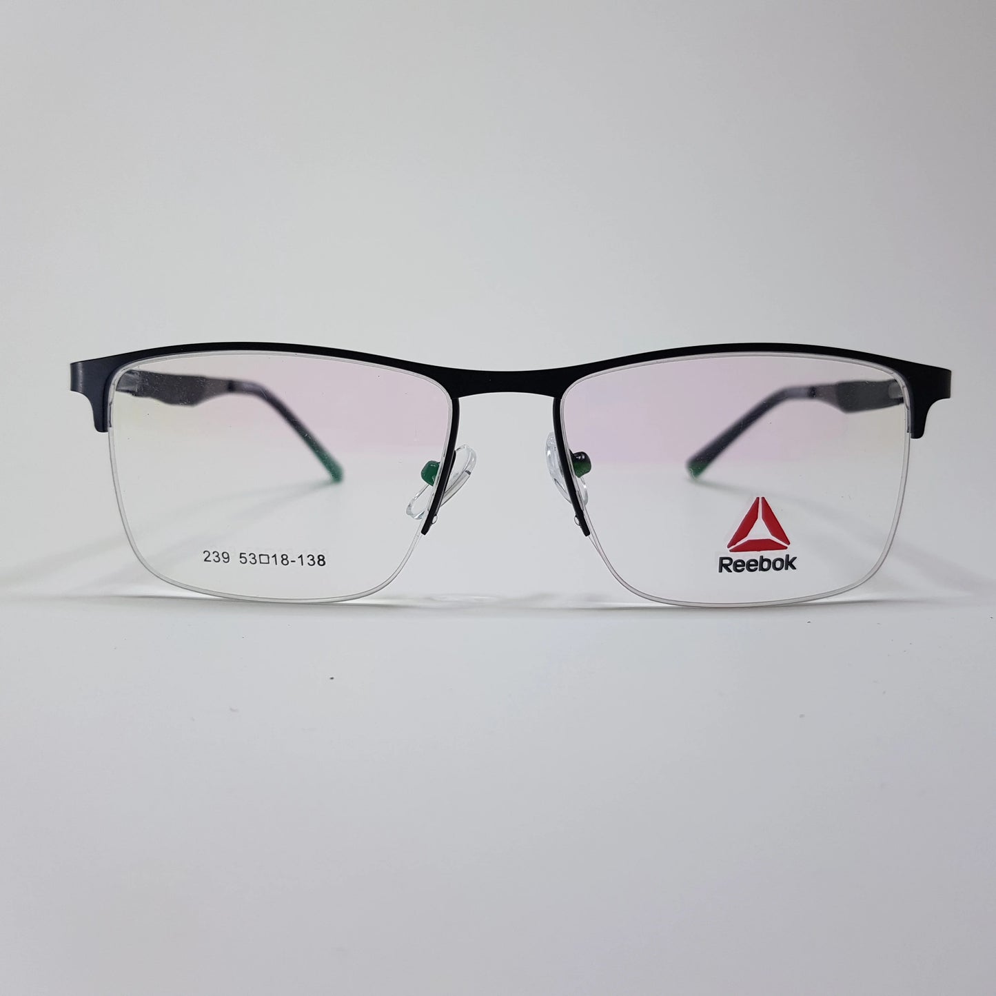 Reebok 239 Eyeglasses Half Rimless OR Full Frame Unisex
