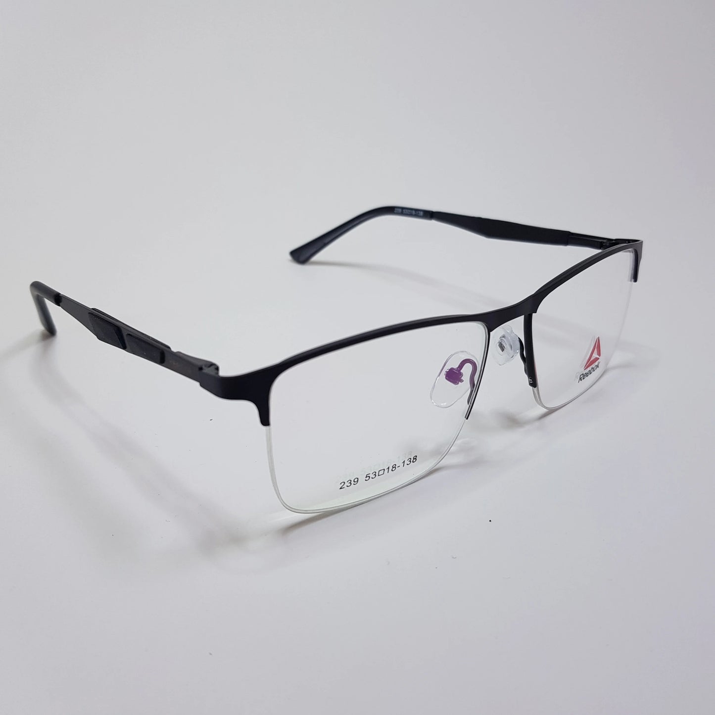 Reebok 239 Eyeglasses Half Rimless OR Full Frame Unisex