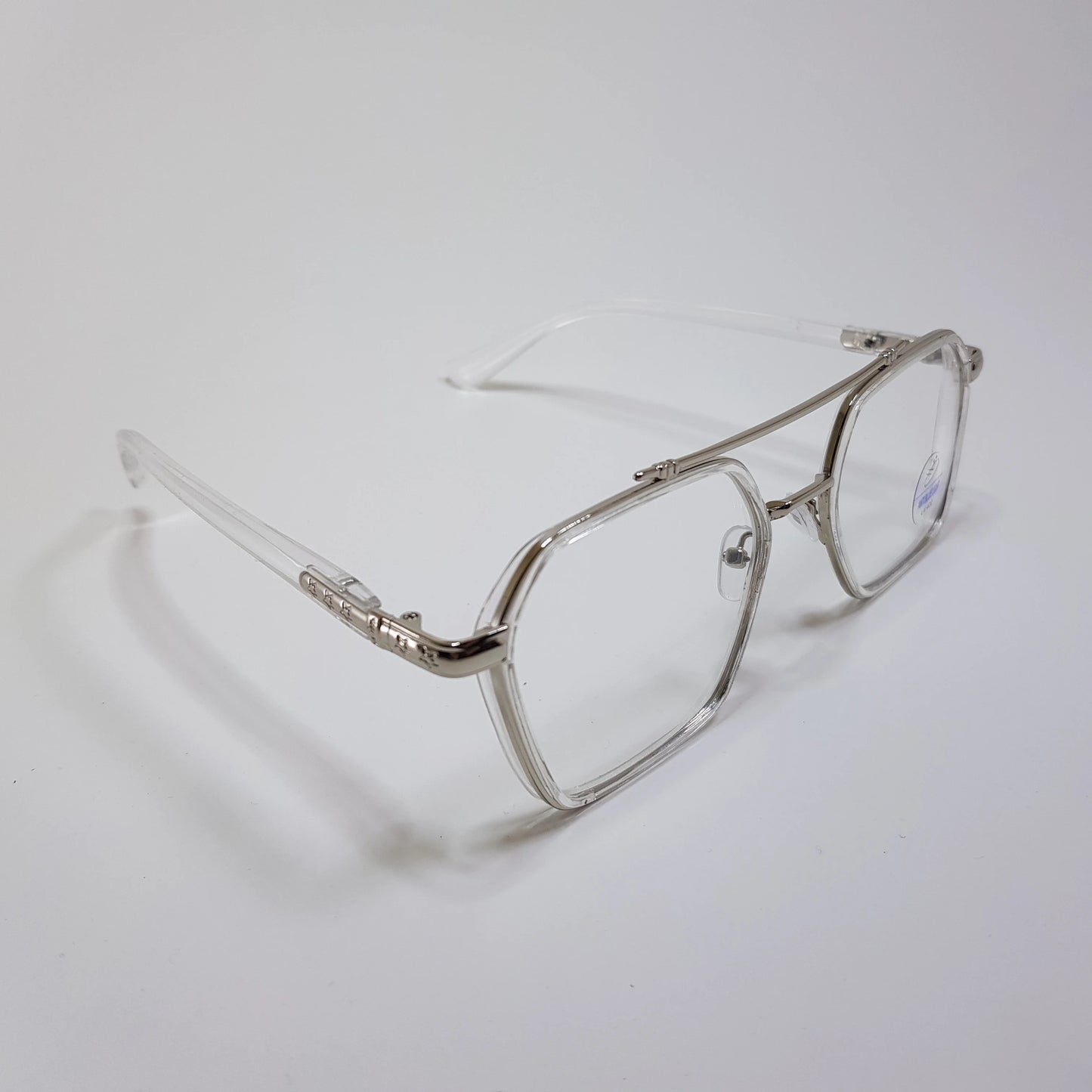 Os12 Metal Quare Hexagone Eyeglasses Frame Unisex