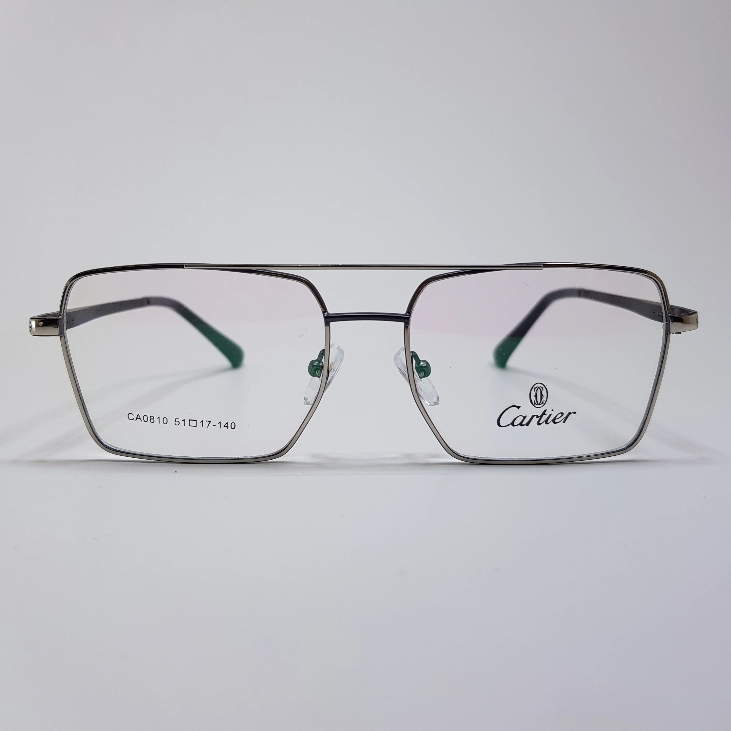 Cartier Ca0810 Eyeglasses Rectangle Frame Unisex