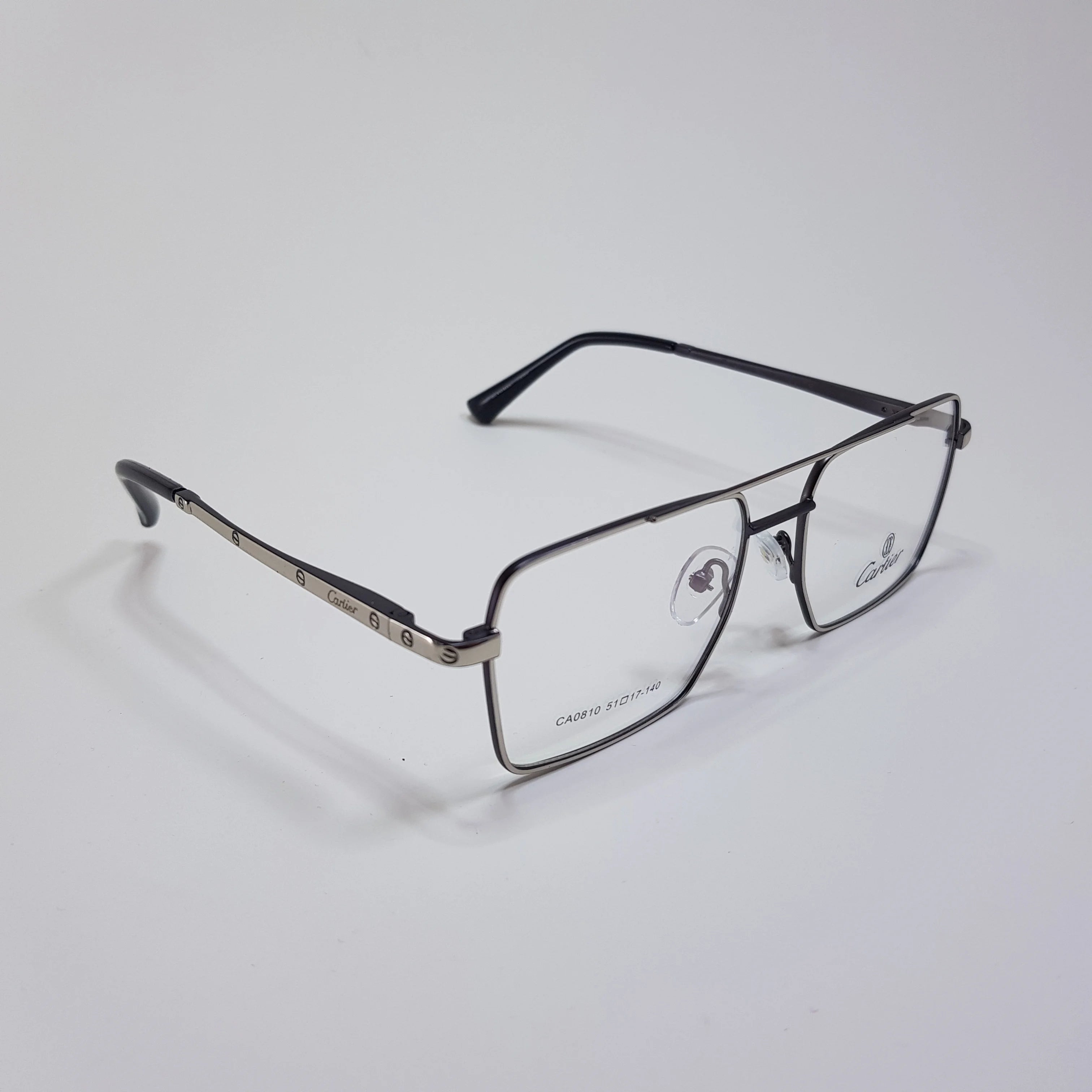 Cartier Ca0810 Eyeglasses Rectangle Frame Unisex