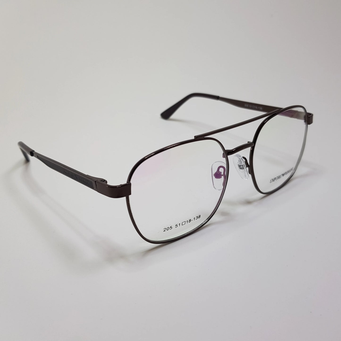 Emporio Armani-205-Hexagone-Square-Eyeglasses-Frame-Unisex