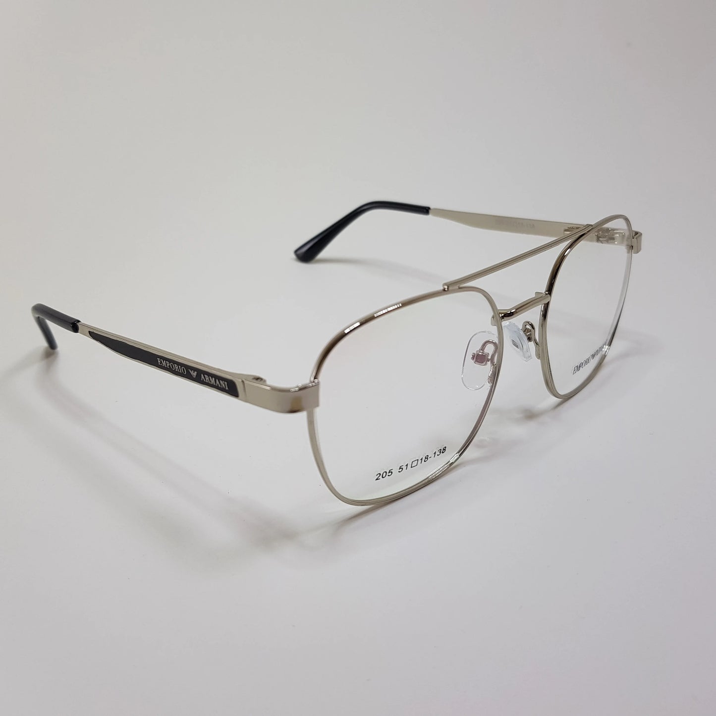 Emporio Armani-205-Hexagone-Square-Eyeglasses-Frame-Unisex