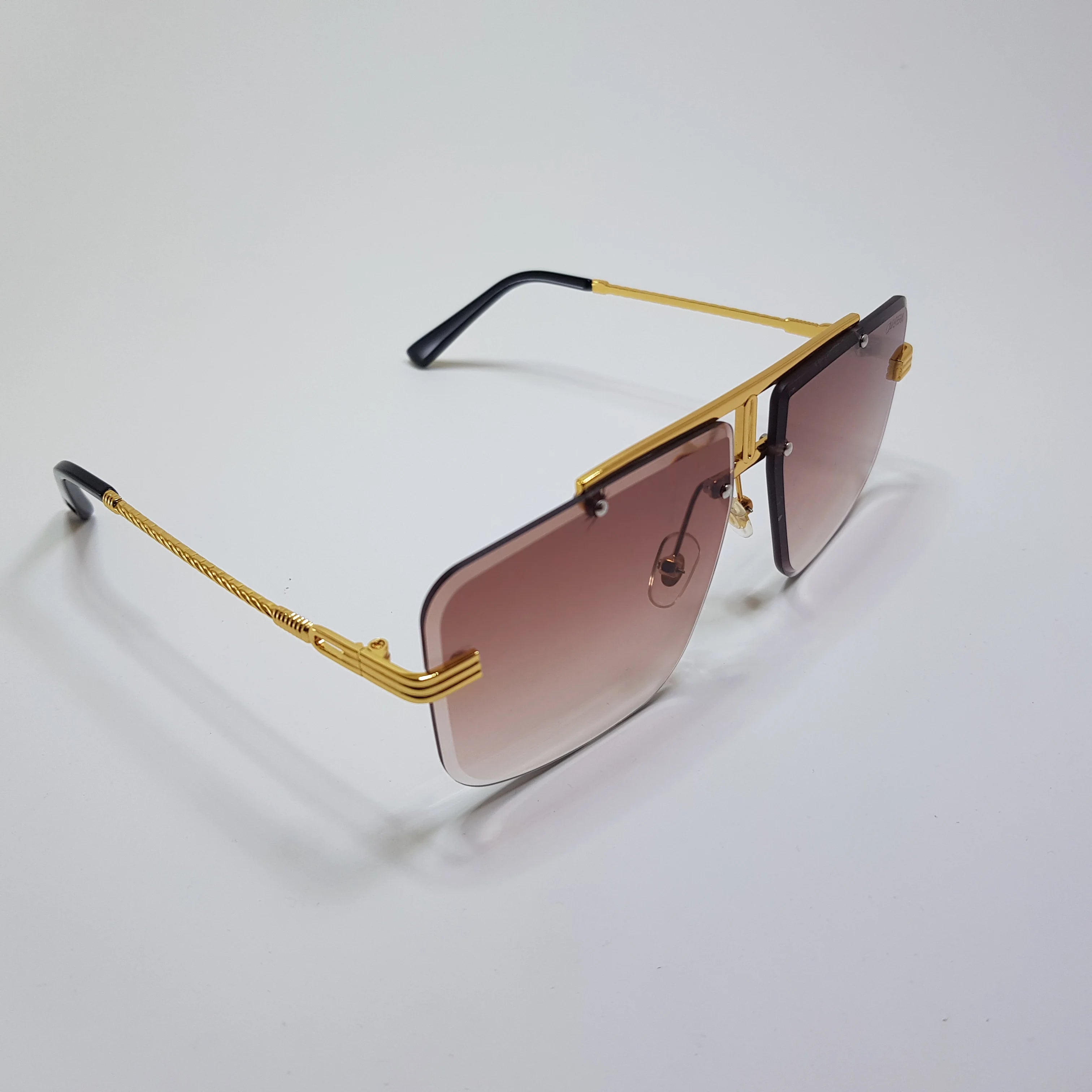 Carrera-Rimless-Double Bridge-Metal-Sunglasses-Unisex