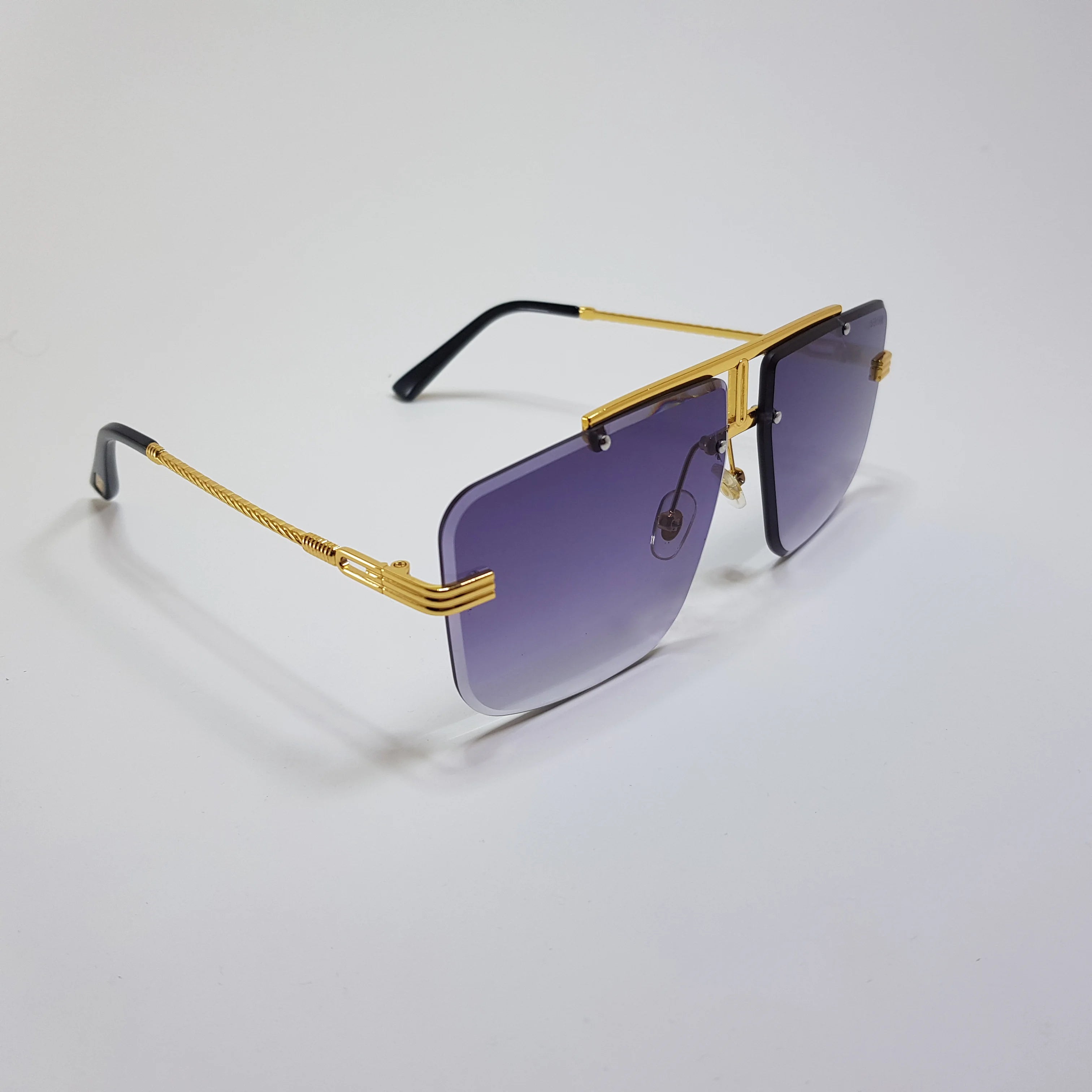 Carrera-Rimless-Double Bridge-Metal-Sunglasses-Unisex
