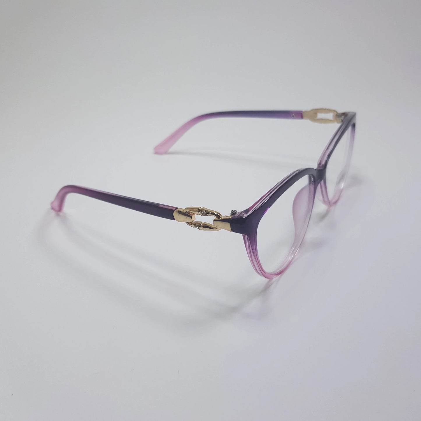 Ladies Buckle Fancy Eyeglasses Cat Eye Frame F2201