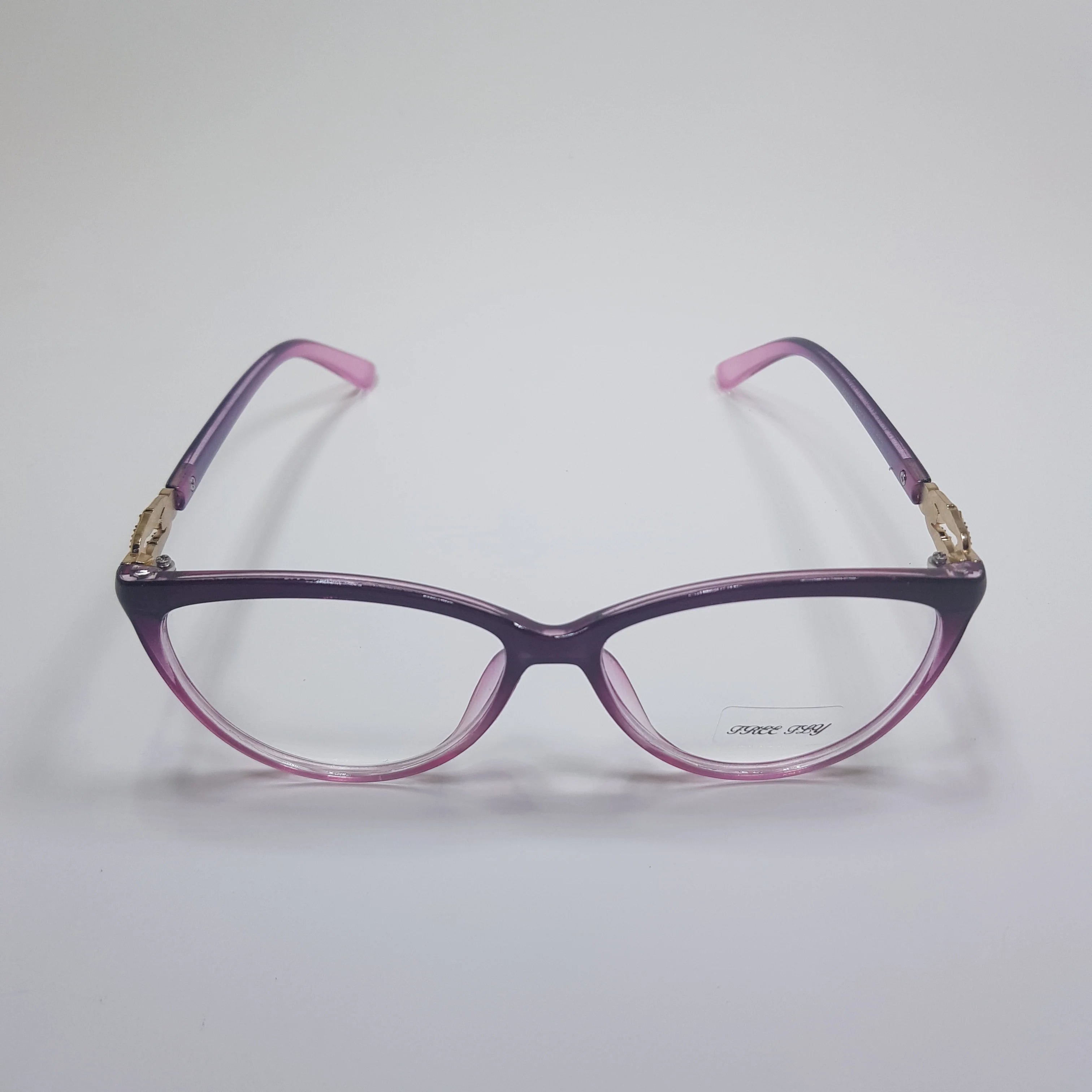Ladies Buckle Fancy Eyeglasses Cat Eye Frame F2201