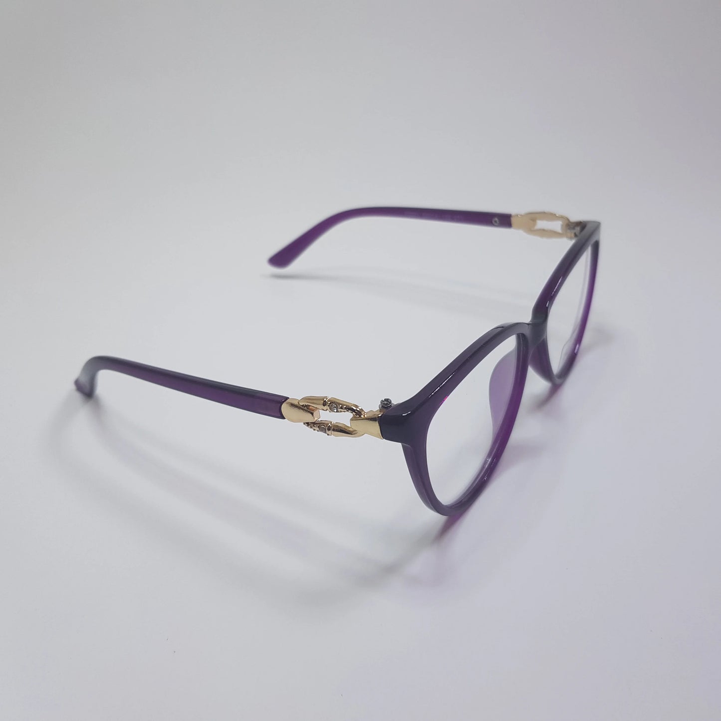 Ladies Buckle Fancy Eyeglasses Cat Eye Frame F2201