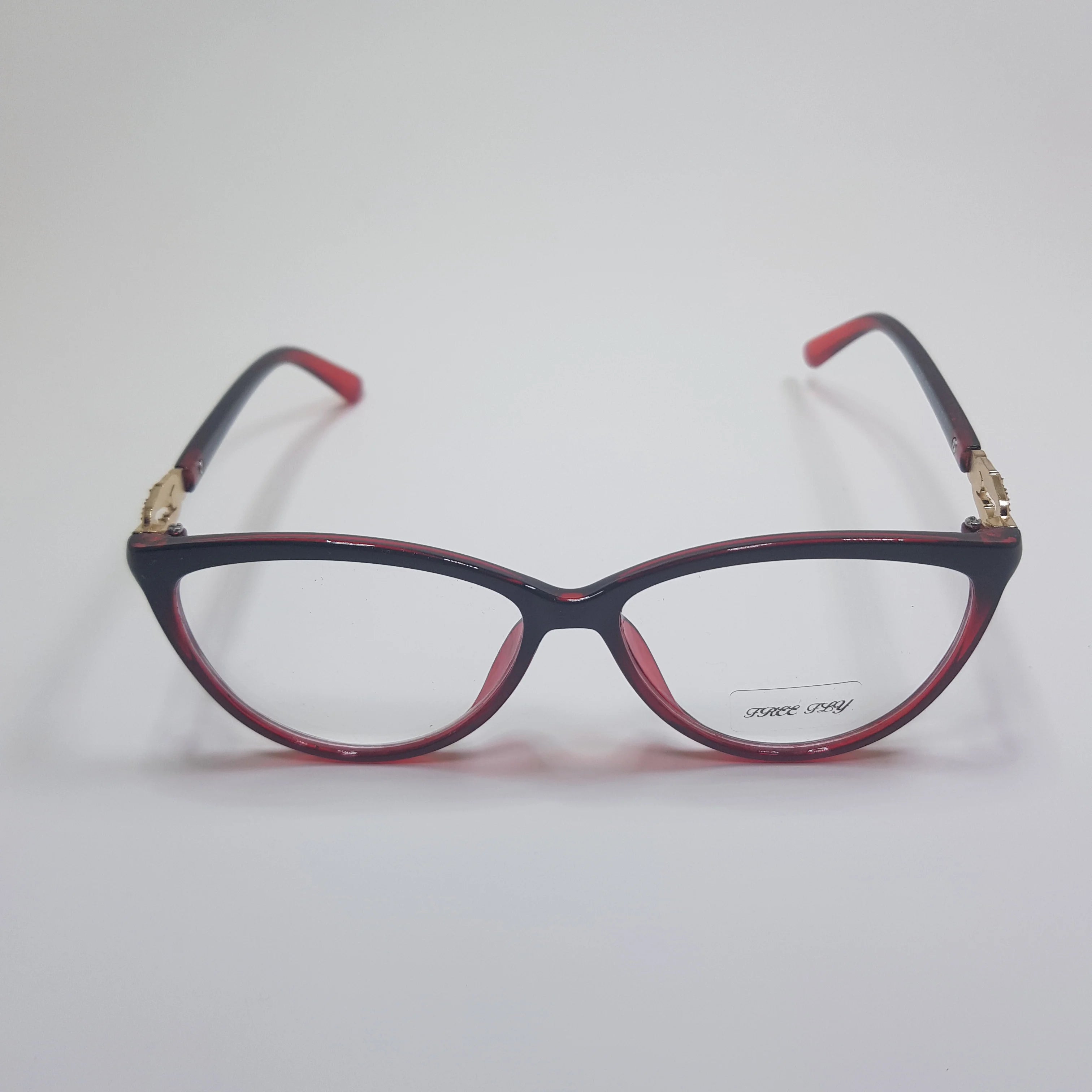 Ladies Buckle Fancy Eyeglasses Cat Eye Frame F2201