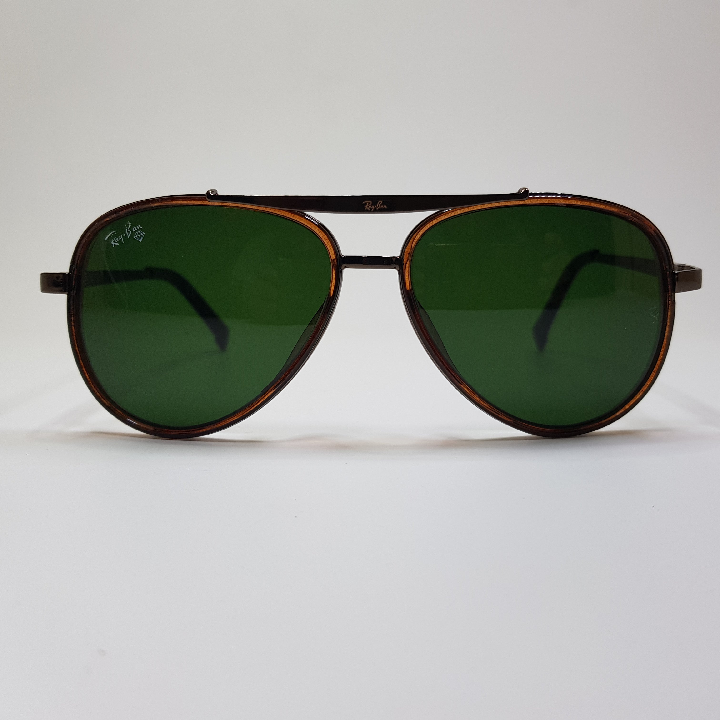 Rayban-RB4414-Premium-Diamond Hard Glass Lens-Metal-Sunglasses-Anti Scratch