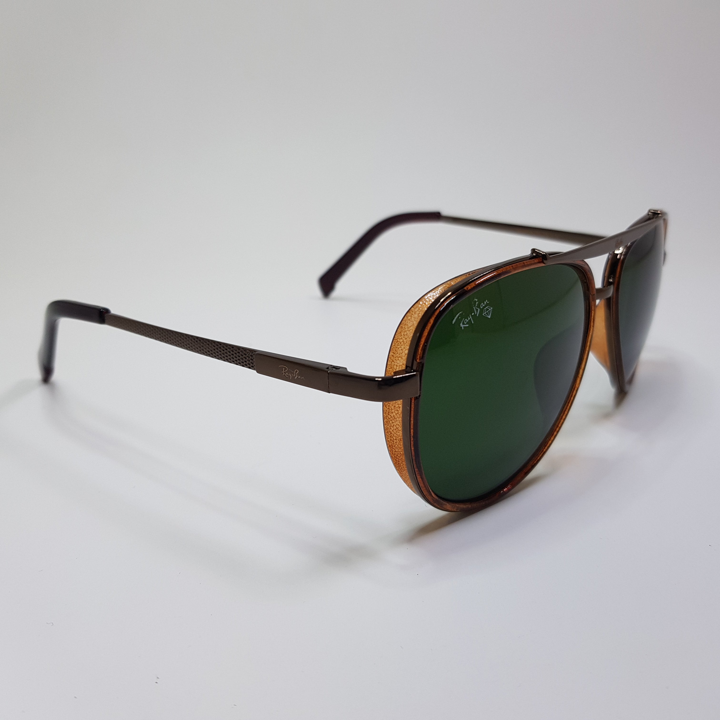 Rayban-RB4414-Premium-Diamond Hard Glass Lens-Metal-Sunglasses-Anti Scratch