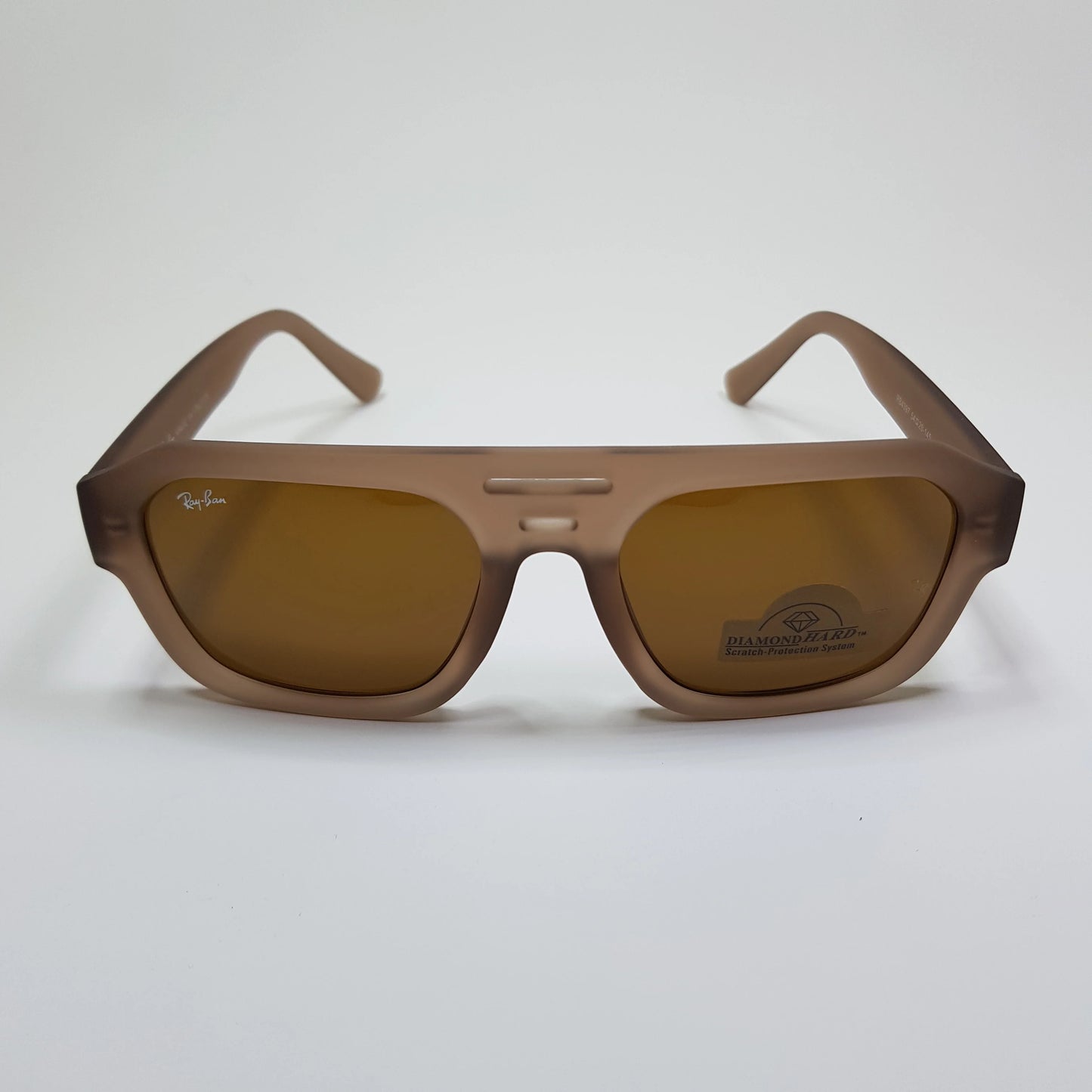 Rayban-Double Line-Premium-Diamond Hard Glass Lens-Anti Scratch-Sunglasses-Unisex