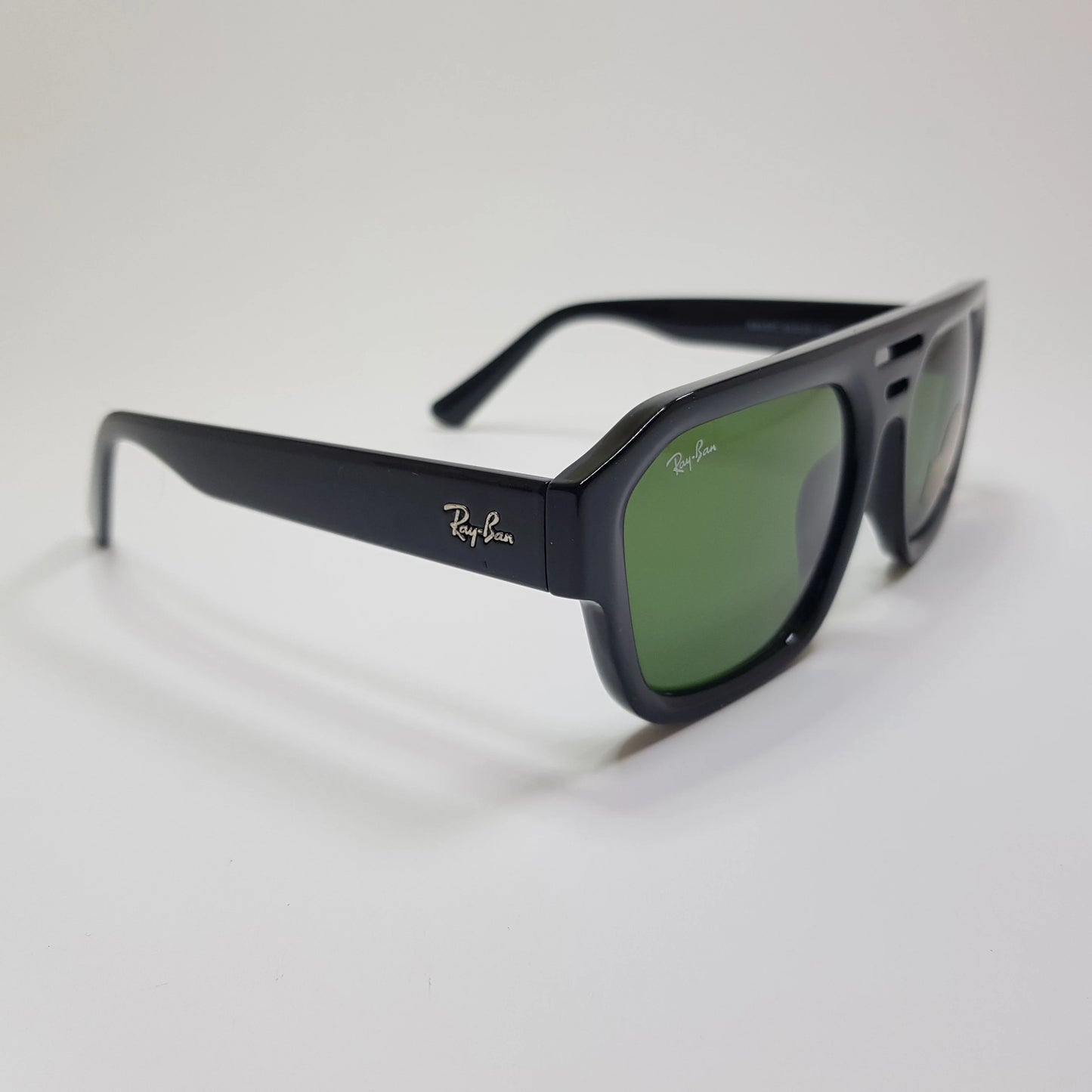 Rayban-Double Line-Premium-Diamond Hard Glass Lens-Anti Scratch-Sunglasses-Unisex