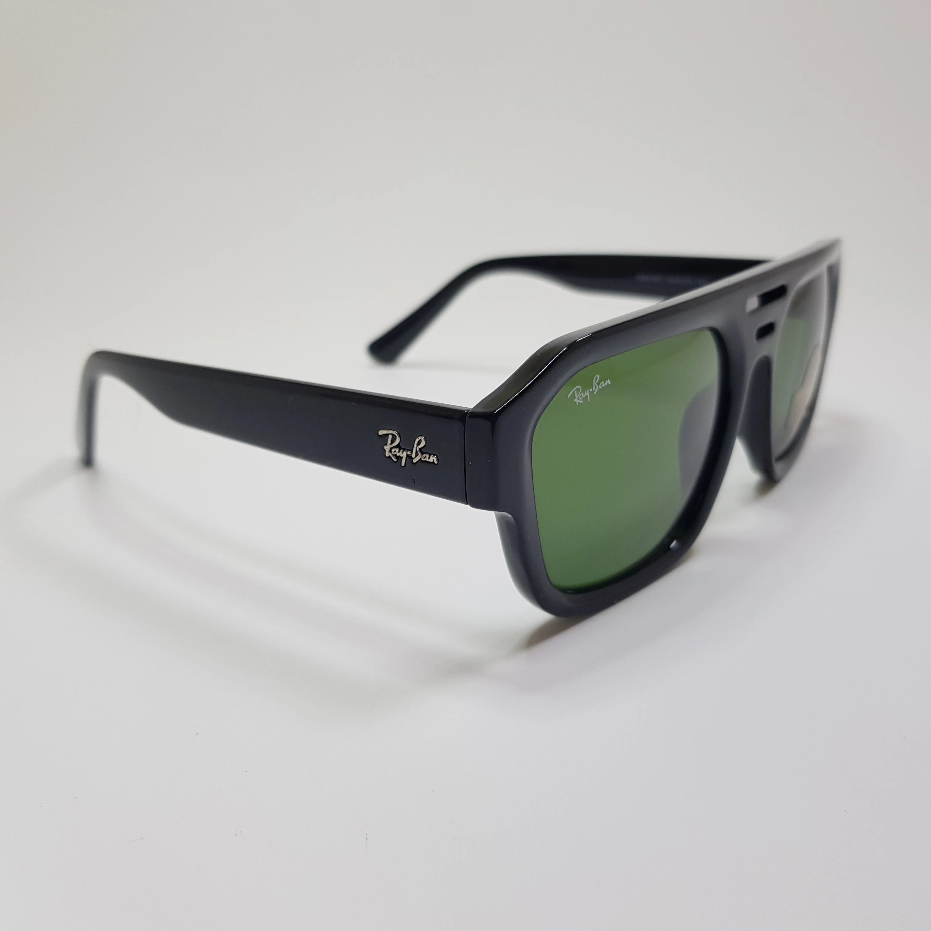 Rayban-Double Line-Premium-Diamond Hard Glass Lens-Anti Scratch-Sunglasses-Unisex