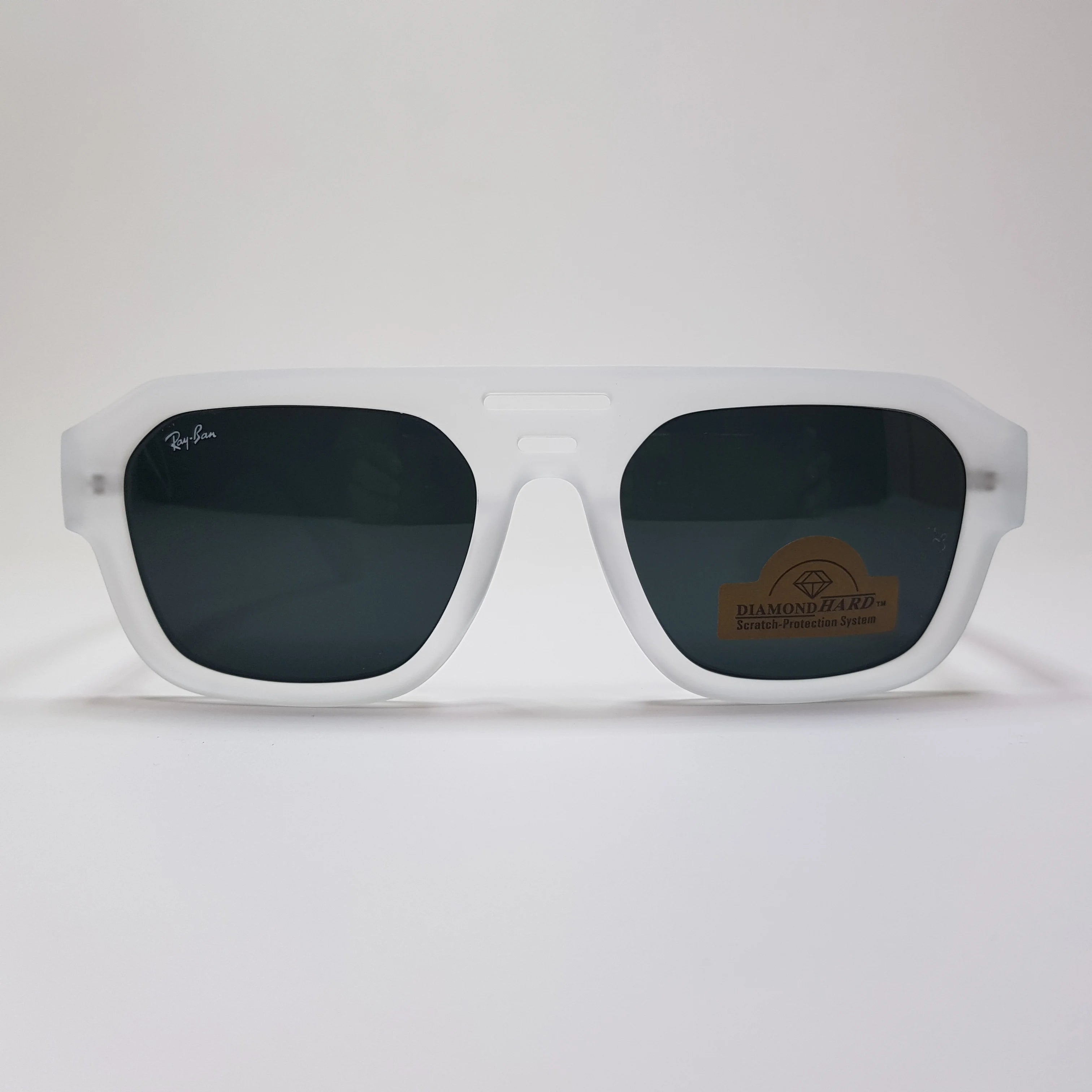 Rayban-Double Line-Premium-Diamond Hard Glass Lens-Anti Scratch-Sunglasses-Unisex