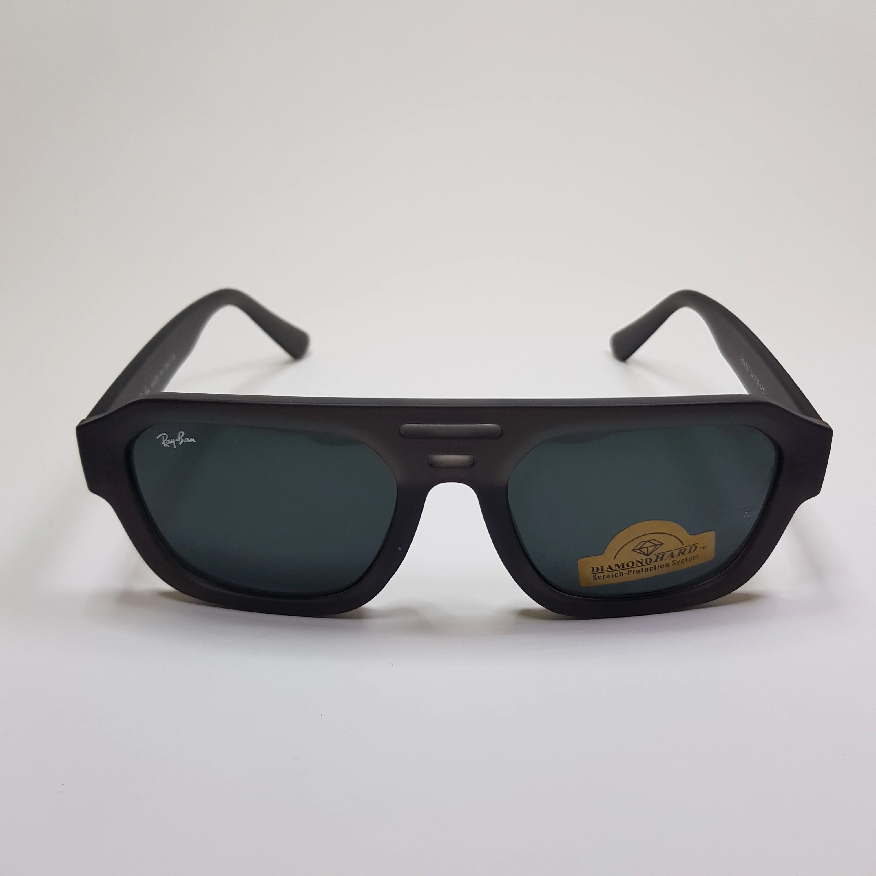Rayban-Double Line-Premium-Diamond Hard Glass Lens-Anti Scratch-Sunglasses-Unisex