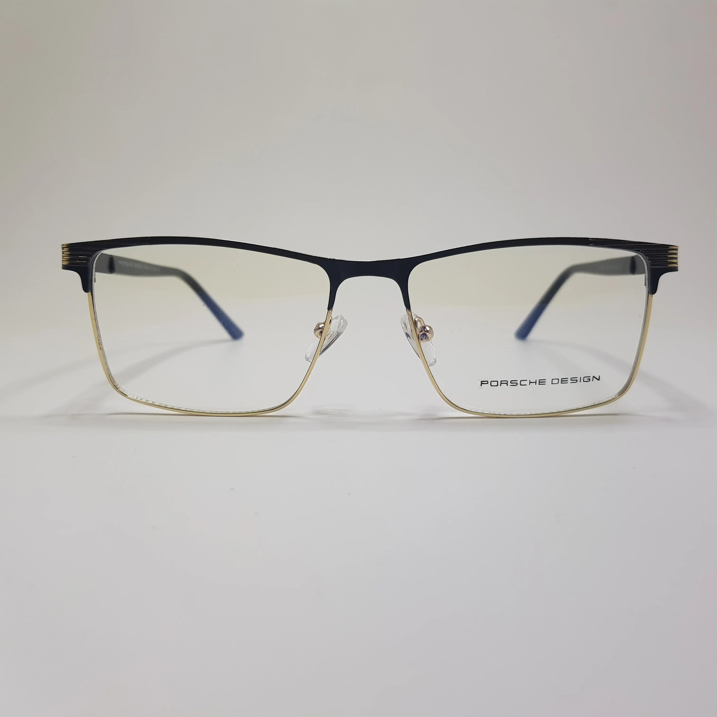 Porsche Design SH2304 Premium Eyeglasses Rectangle Metal Frame Unisex