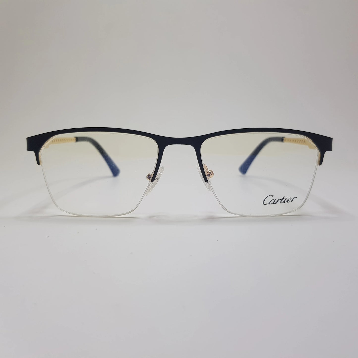 Cartier SH2312 Premium Eyeglasses Half Metal Frame Unisex