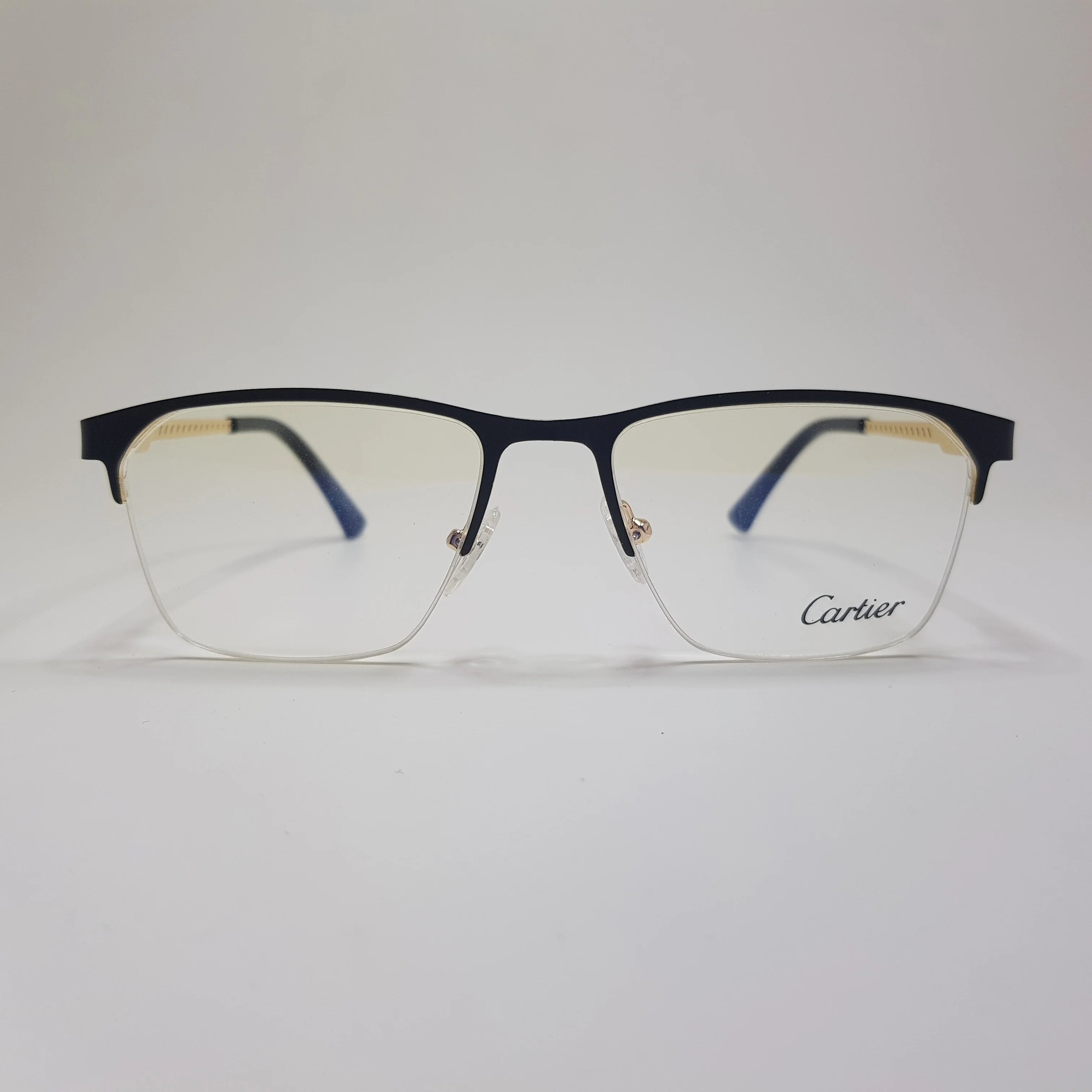 Cartier SH2312 Premium Eyeglasses Half Metal Frame Unisex