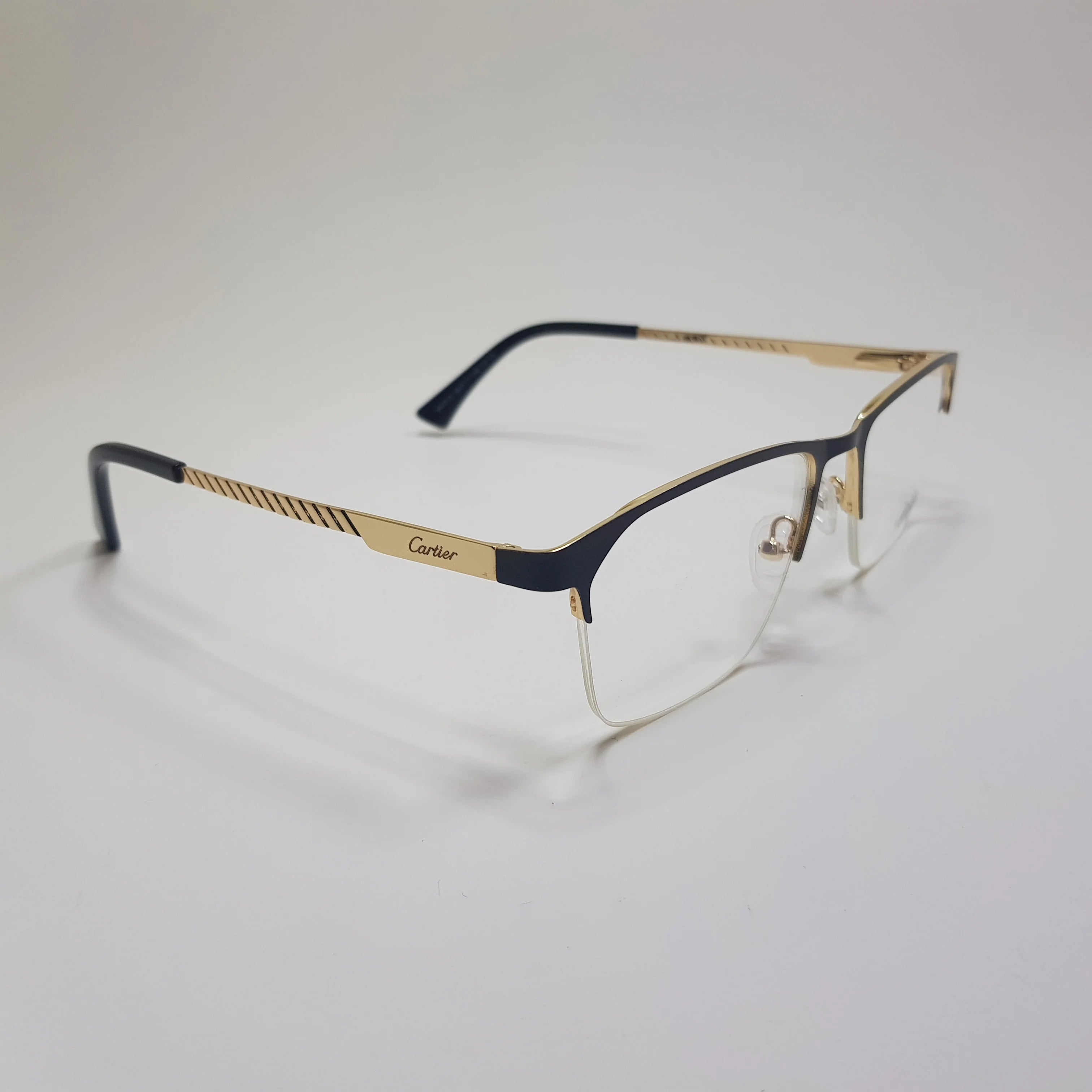 Cartier SH2312 Premium Eyeglasses Half Metal Frame Unisex