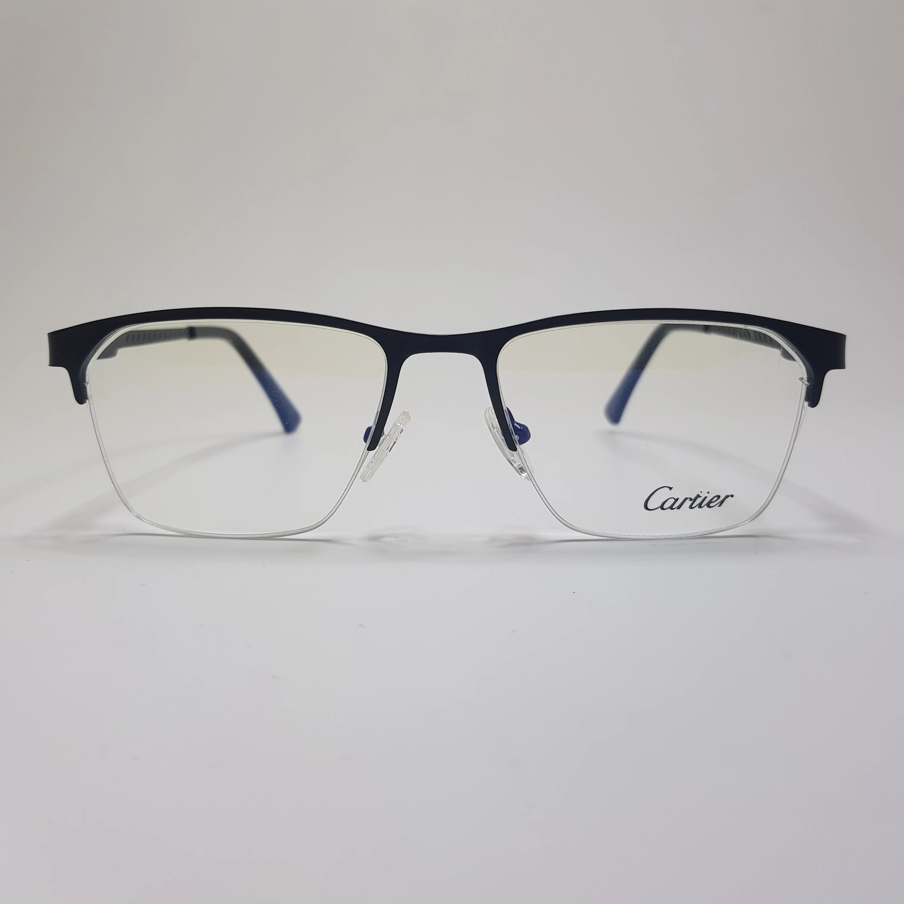 Cartier SH2312 Premium Eyeglasses Half Metal Frame Unisex
