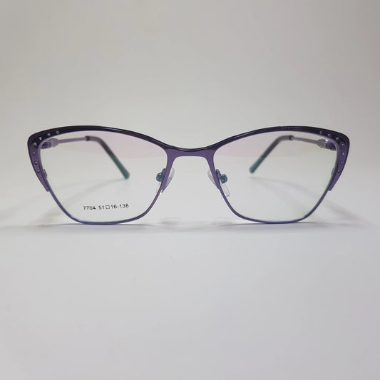 Ladies WA012 Metal Eyeglasses Fancy Stylish Frame
