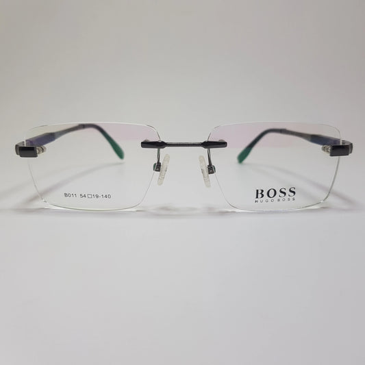 BO11 Hugo Boss Eyeglasses Rimless Frame Premium Quality Unisex