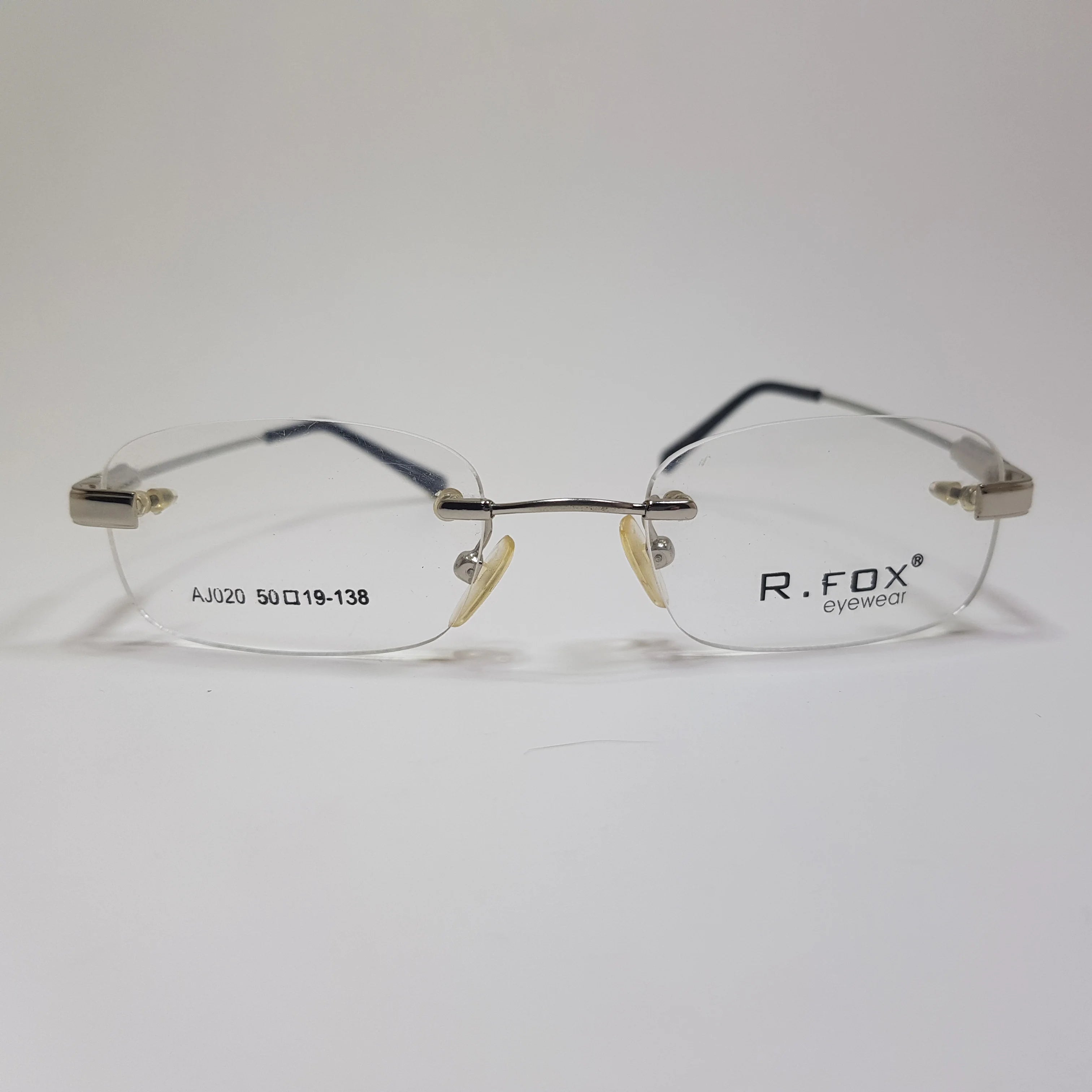 R-FOX Eyeglasses Rimless Frame Premium Unbreakable Titanium Flexible Quality Unisex