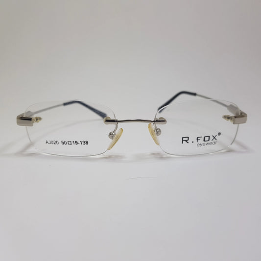 R-FOX Eyeglasses Rimless Frame Premium Unbreakable Titanium Flexible Quality Unisex