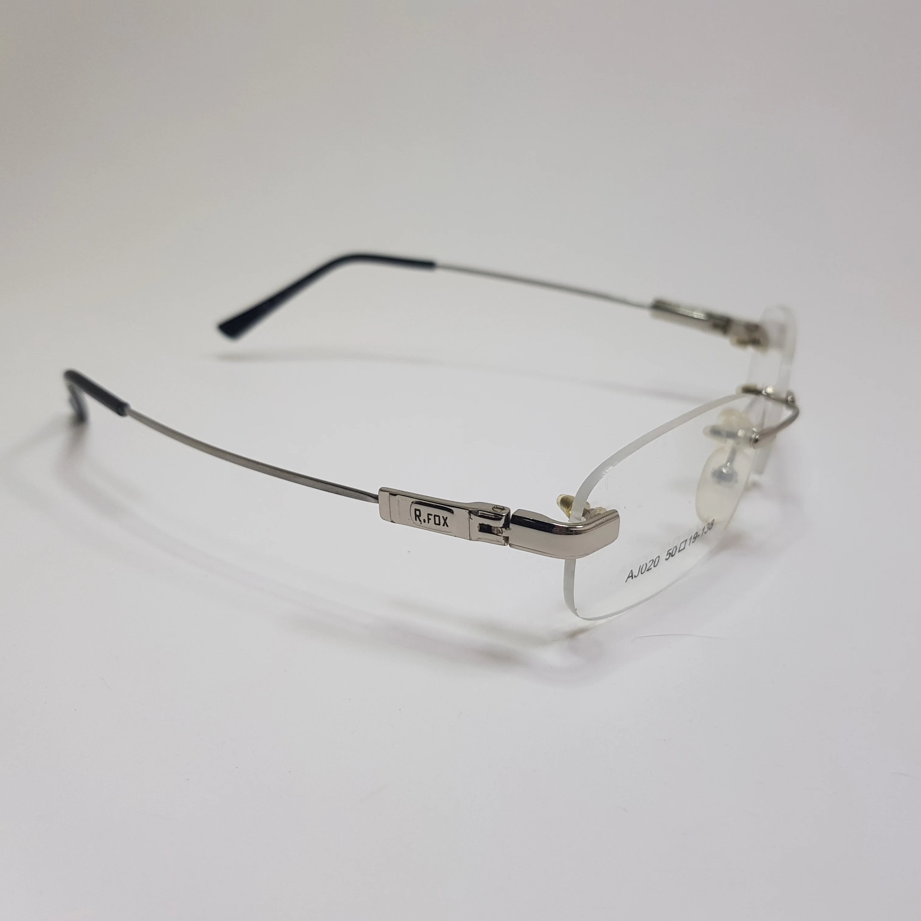 R-FOX Eyeglasses Rimless Frame Premium Unbreakable Titanium Flexible Quality Unisex
