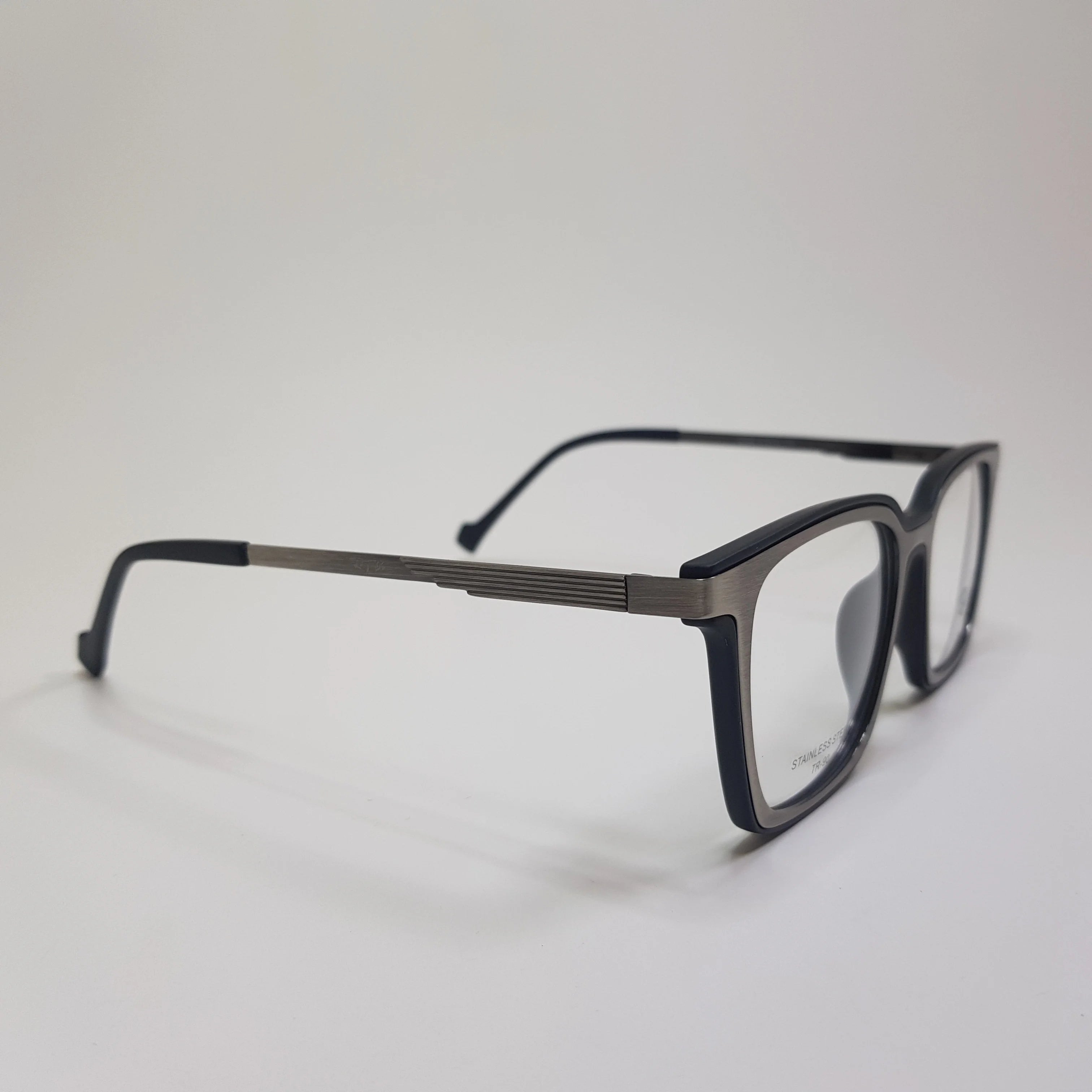 Ray Ban-79026-Stainless Steel with TR-Square-Eyeglasses-Frame-Unisex-New Shape