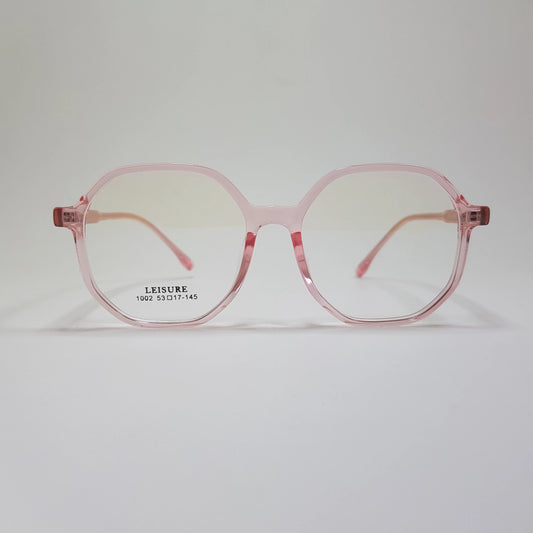 Ladies Fashionable Big Eyeglasses Frame Premium Flexible Quality 1002 Leisure