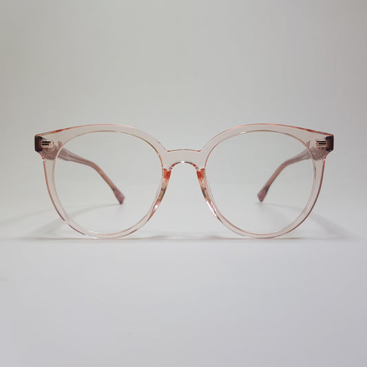 Ladies Fashionable Big Round Shape Eyeglasses Frame Premium Flexible Quality JJ2366