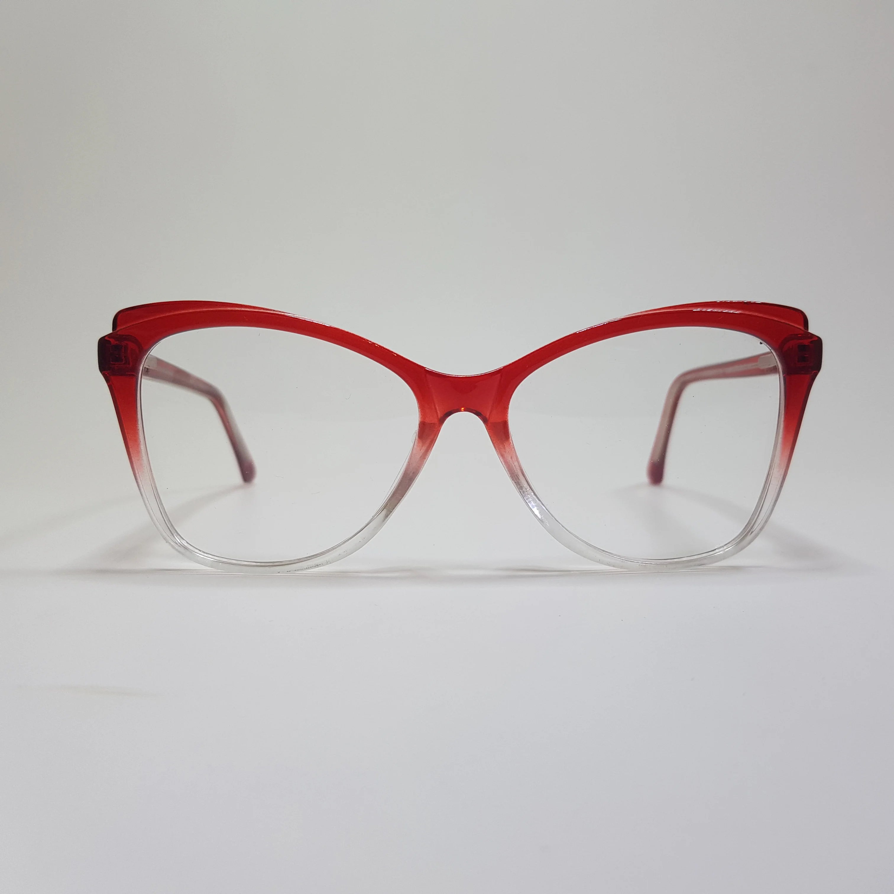 Ladies Fashionable Big Cat Eye Shape Eyeglasses Frame Premium Flexible Quality 1075