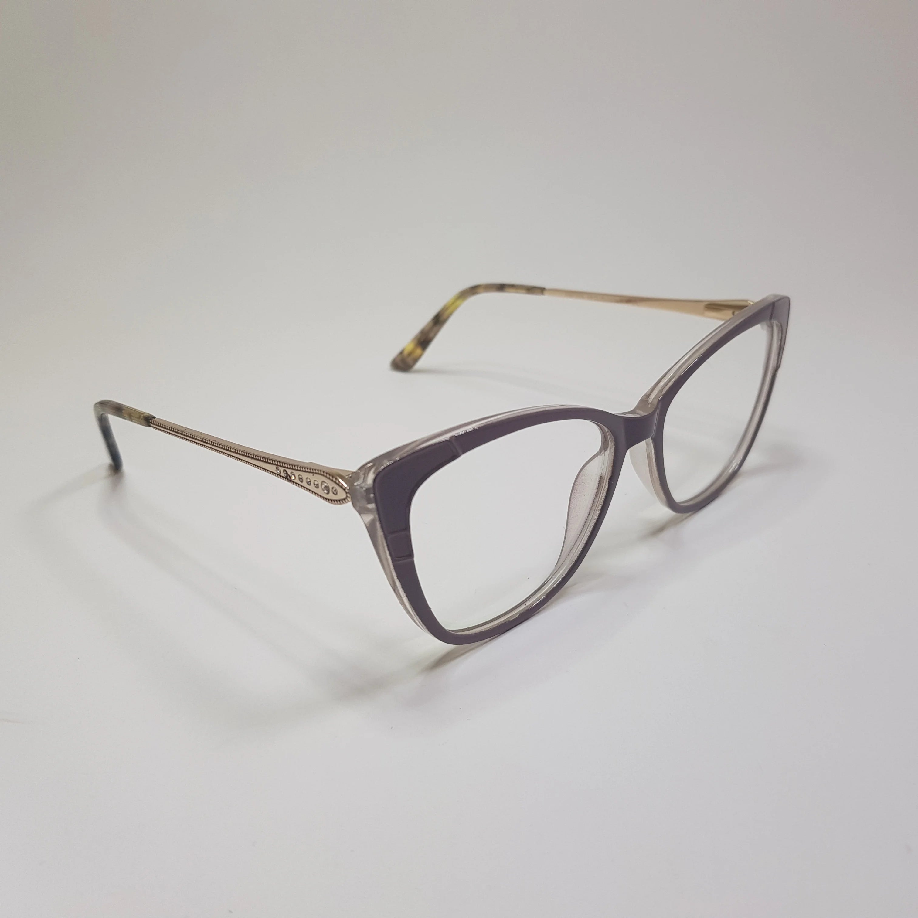 Women’s Fashionable Cat Eye Eyeglasses Frame – Stylish & Lightweight Design AM7004