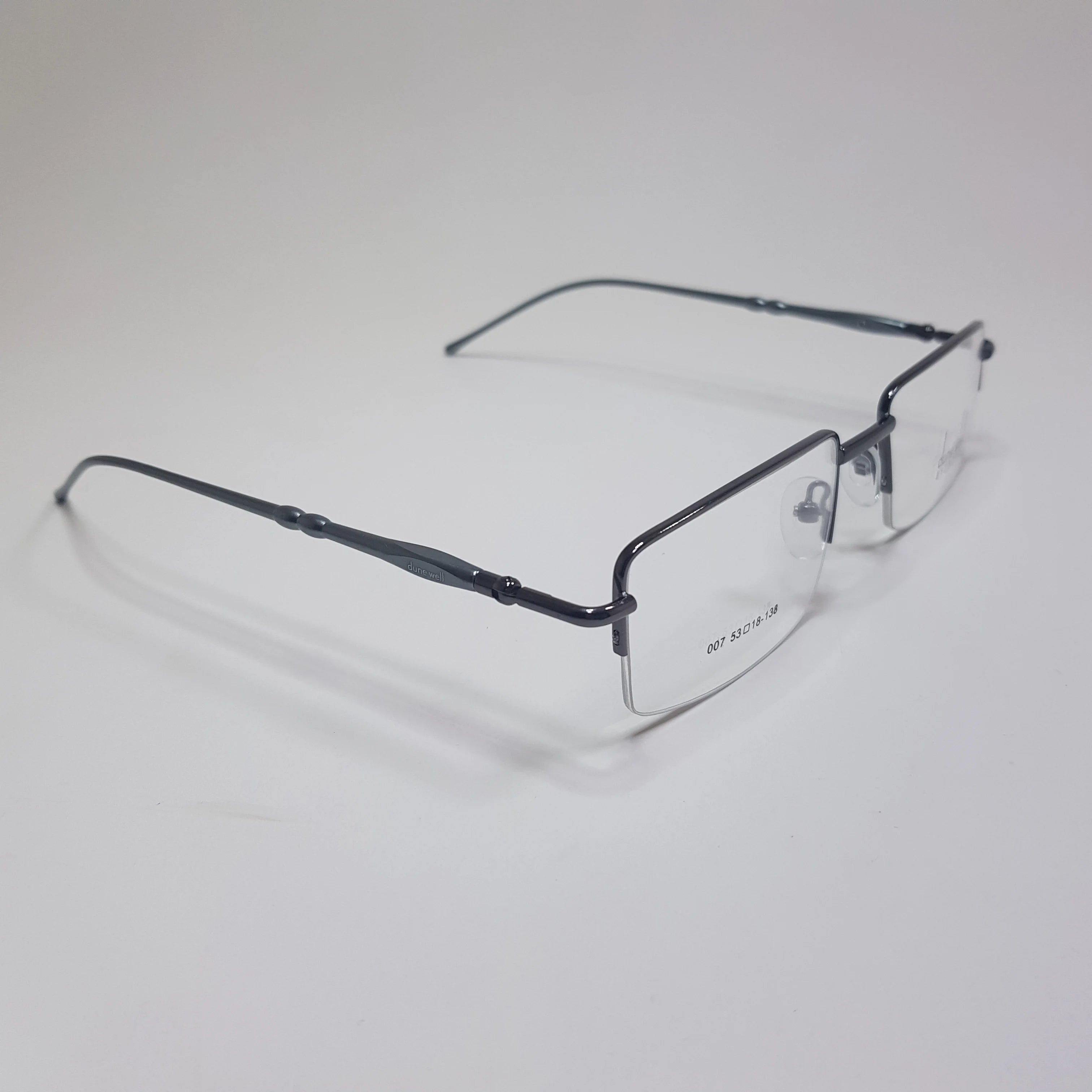 007 Dunewell Eyeglasses Half Rimless Frame Premium Quality Spring Hinges Unisex