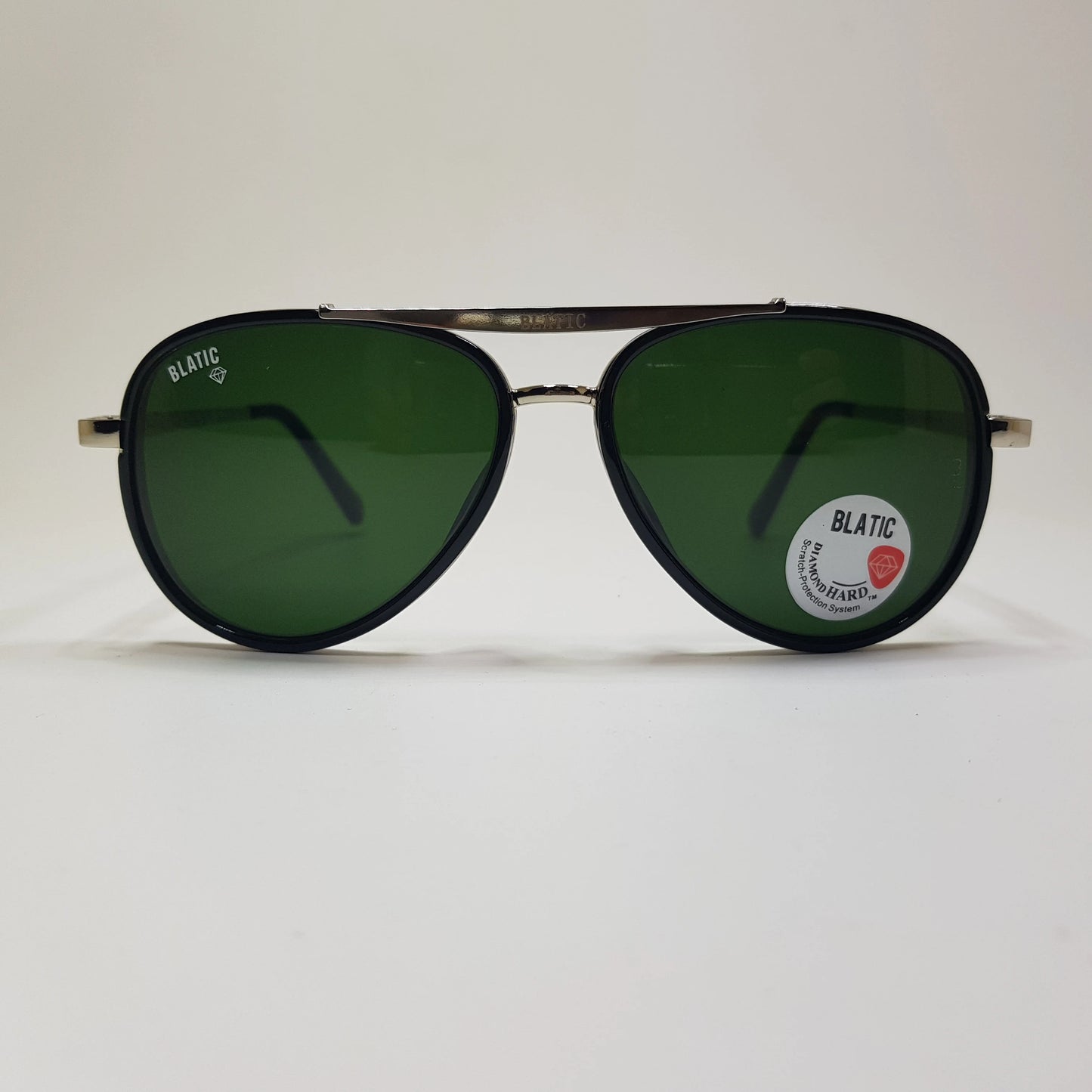 Balatic 4414 Metal Aviator Premium Diamond Hard Glass Lens Scratch Protected Sunglasses