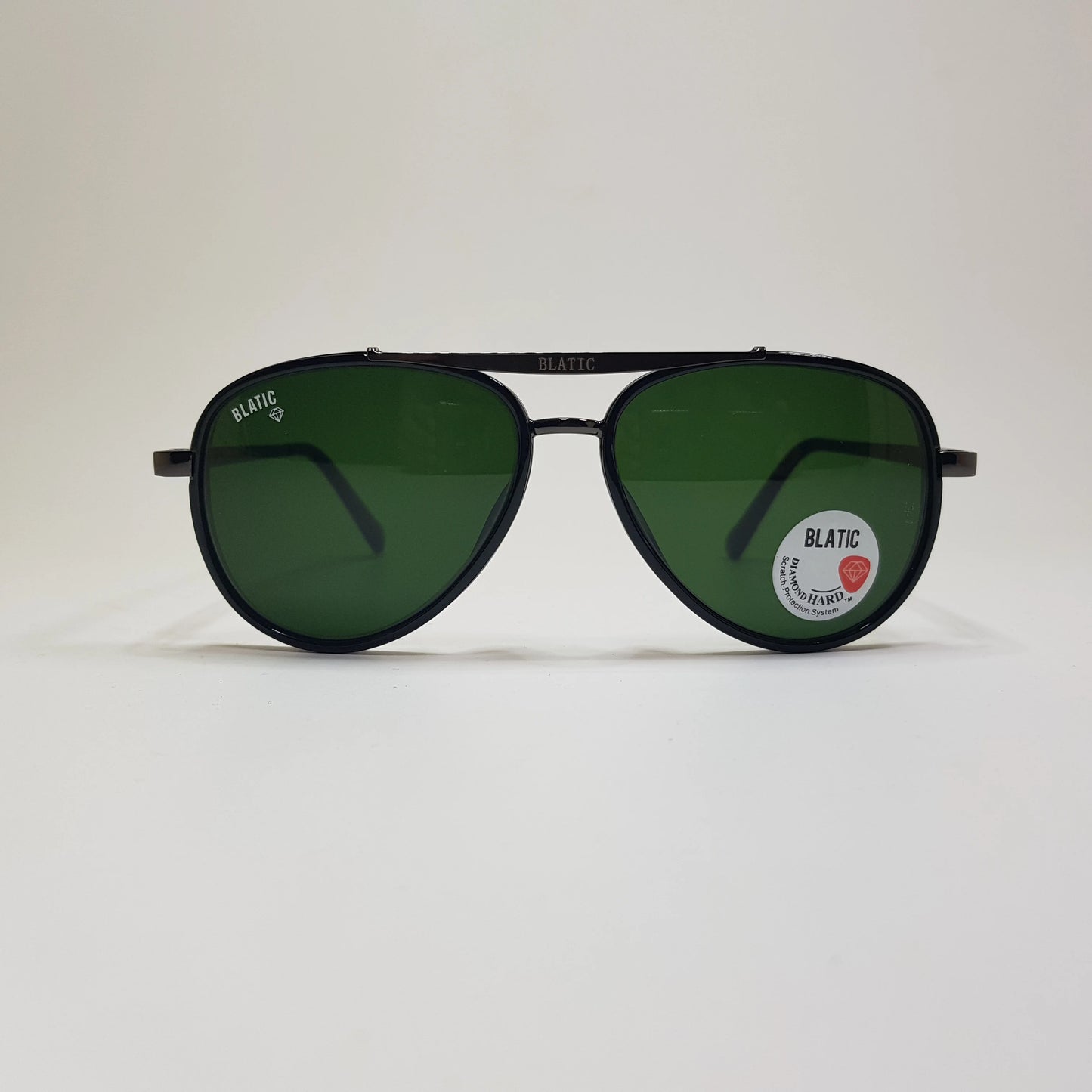 Balatic 4414 Metal Aviator Premium Diamond Hard Glass Lens Scratch Protected Sunglasses
