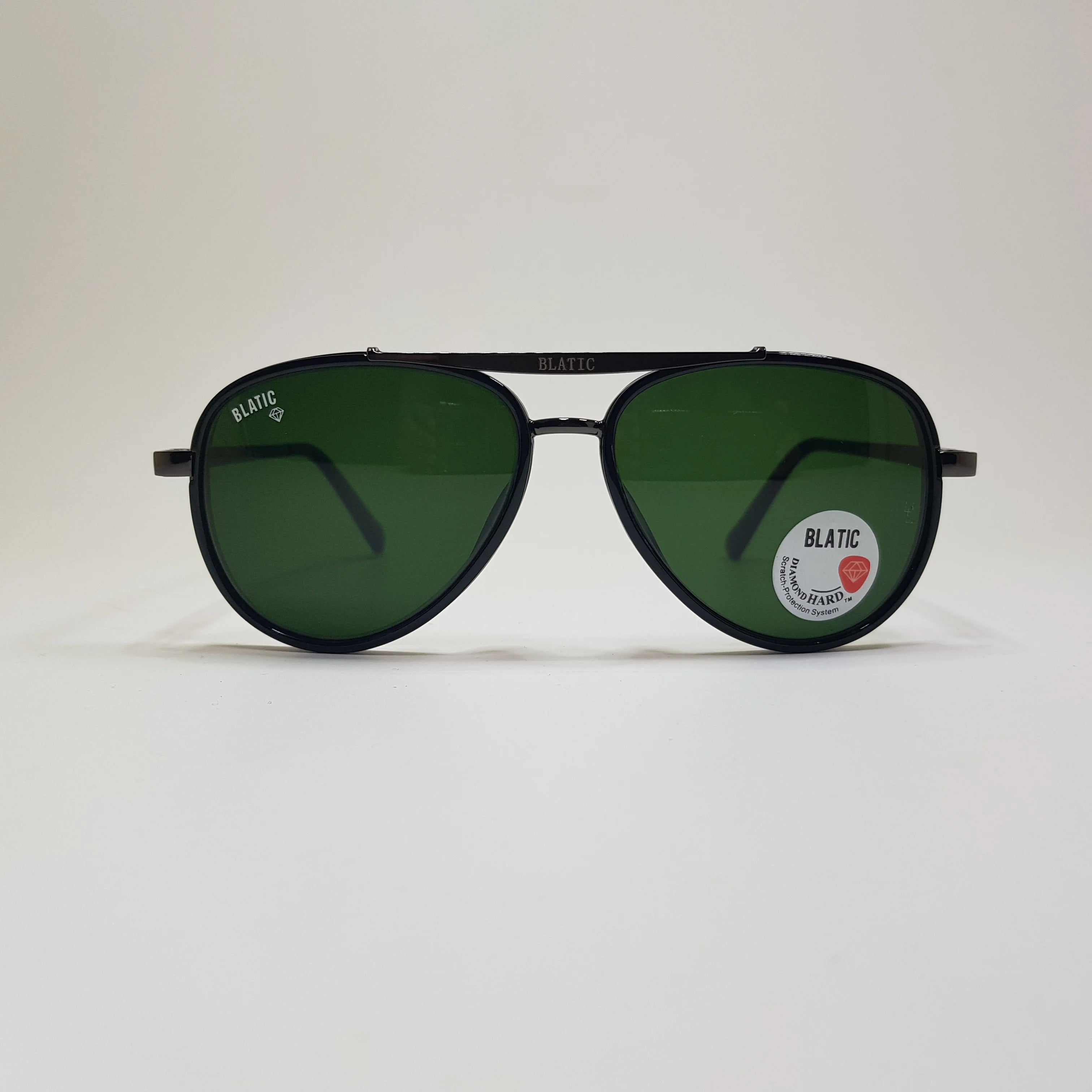 Balatic 4414 Metal Aviator Premium Diamond Hard Glass Lens Scratch Protected Sunglasses
