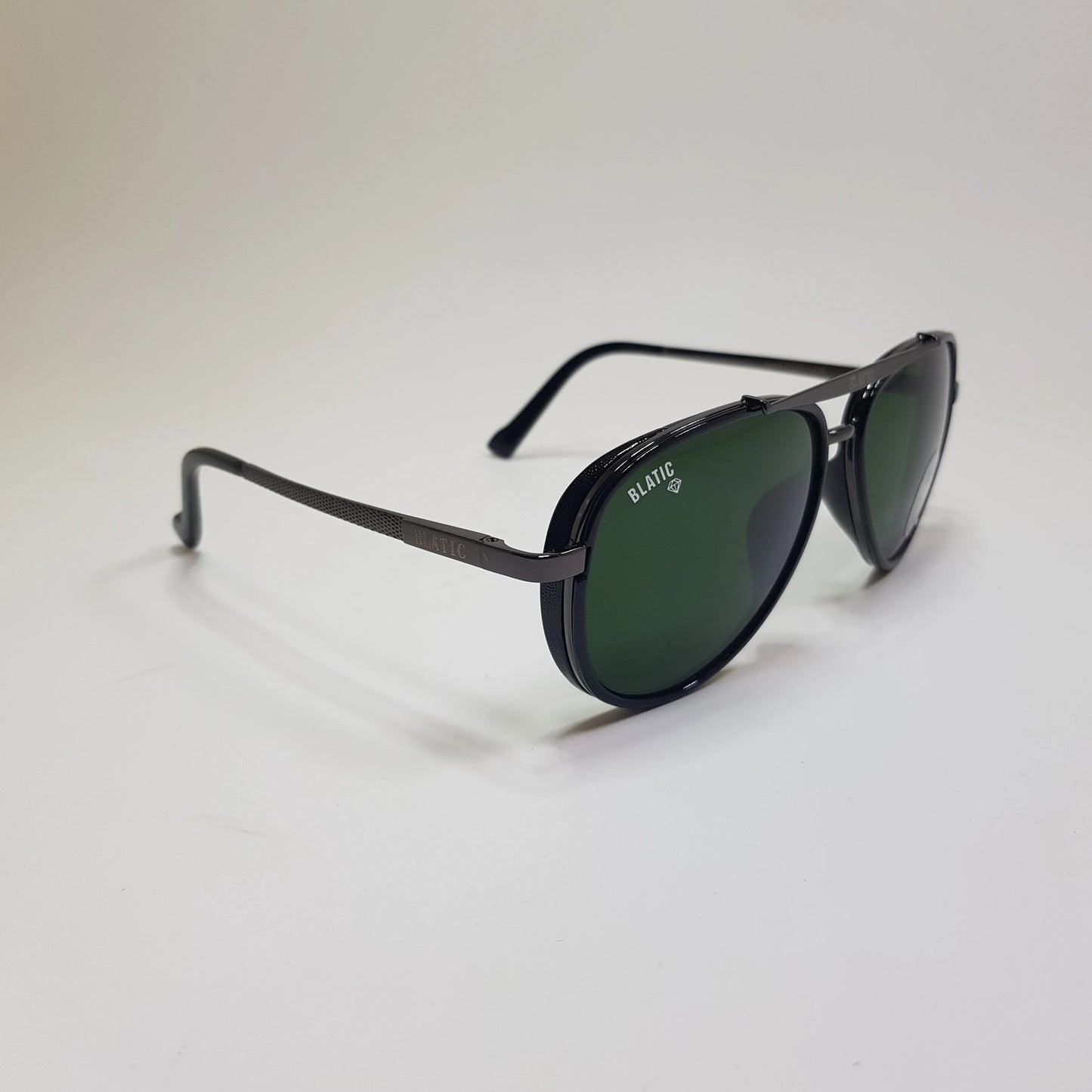 Balatic 4414 Metal Aviator Premium Diamond Hard Glass Lens Scratch Protected Sunglasses