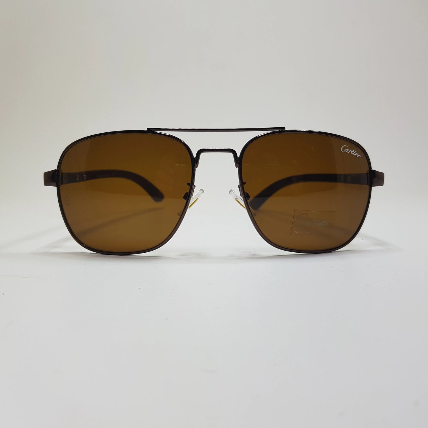 Cartier T8200603 Metal Premium Diamond Hard Glass Lens With Embosing Sunglasses