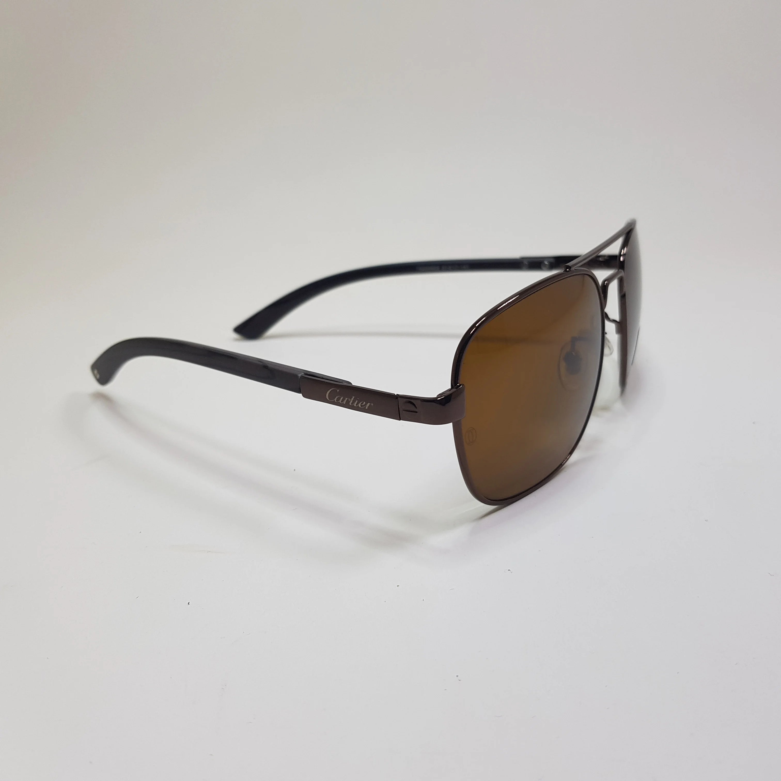 Cartier T8200603 Metal Premium Diamond Hard Glass Lens With Embosing Sunglasses