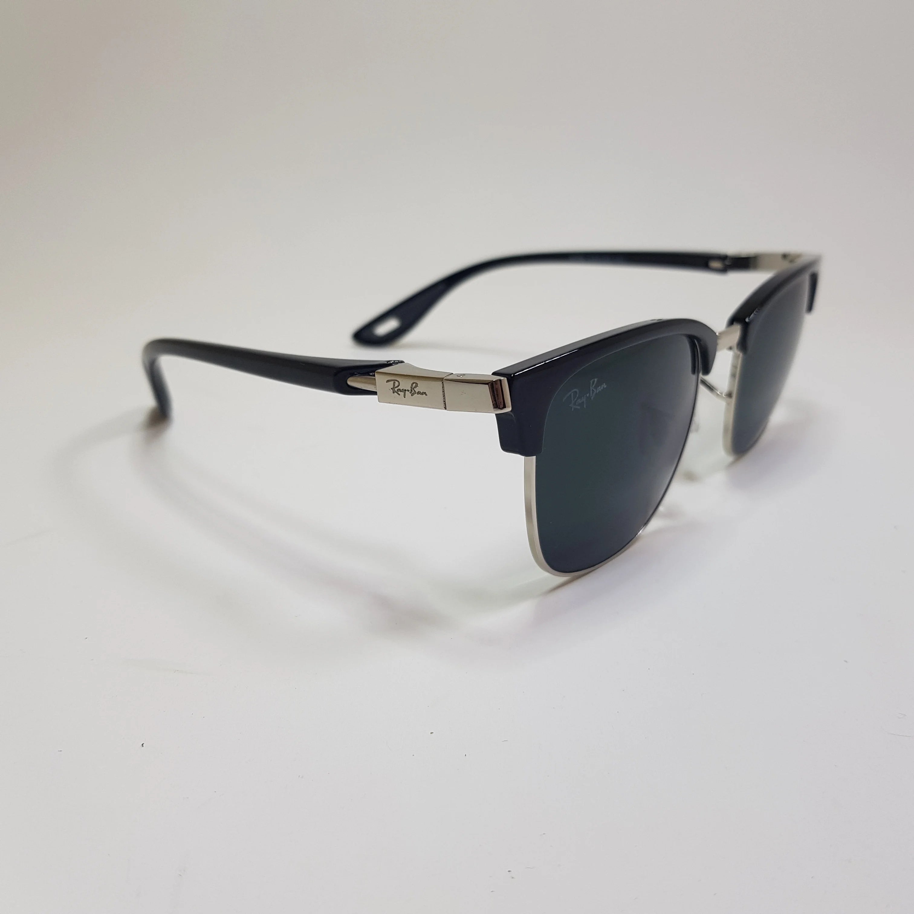 RB 8396 Club Master Premium Sunglasses Diamond Hard Glass Lens With Sring Hinges