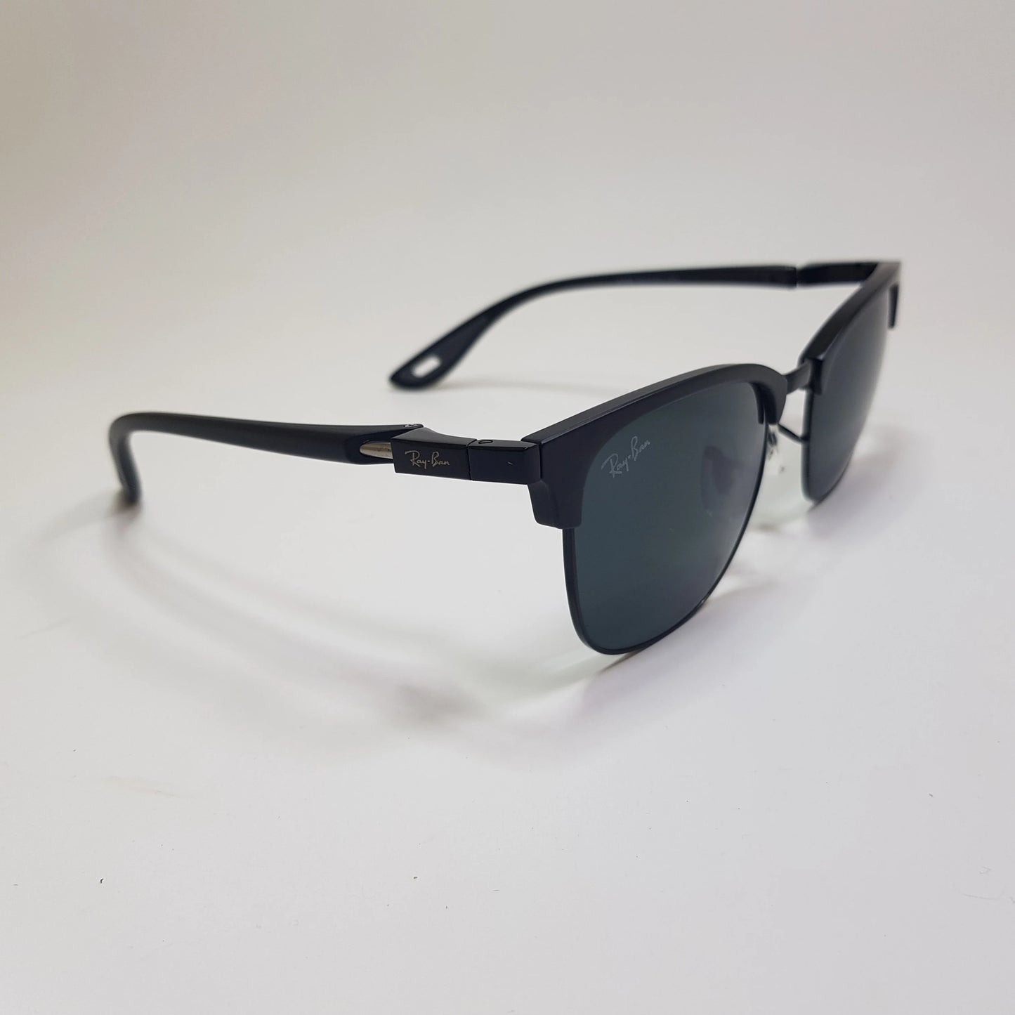 RB 8396 Club Master Premium Sunglasses Diamond Hard Glass Lens With Sring Hinges
